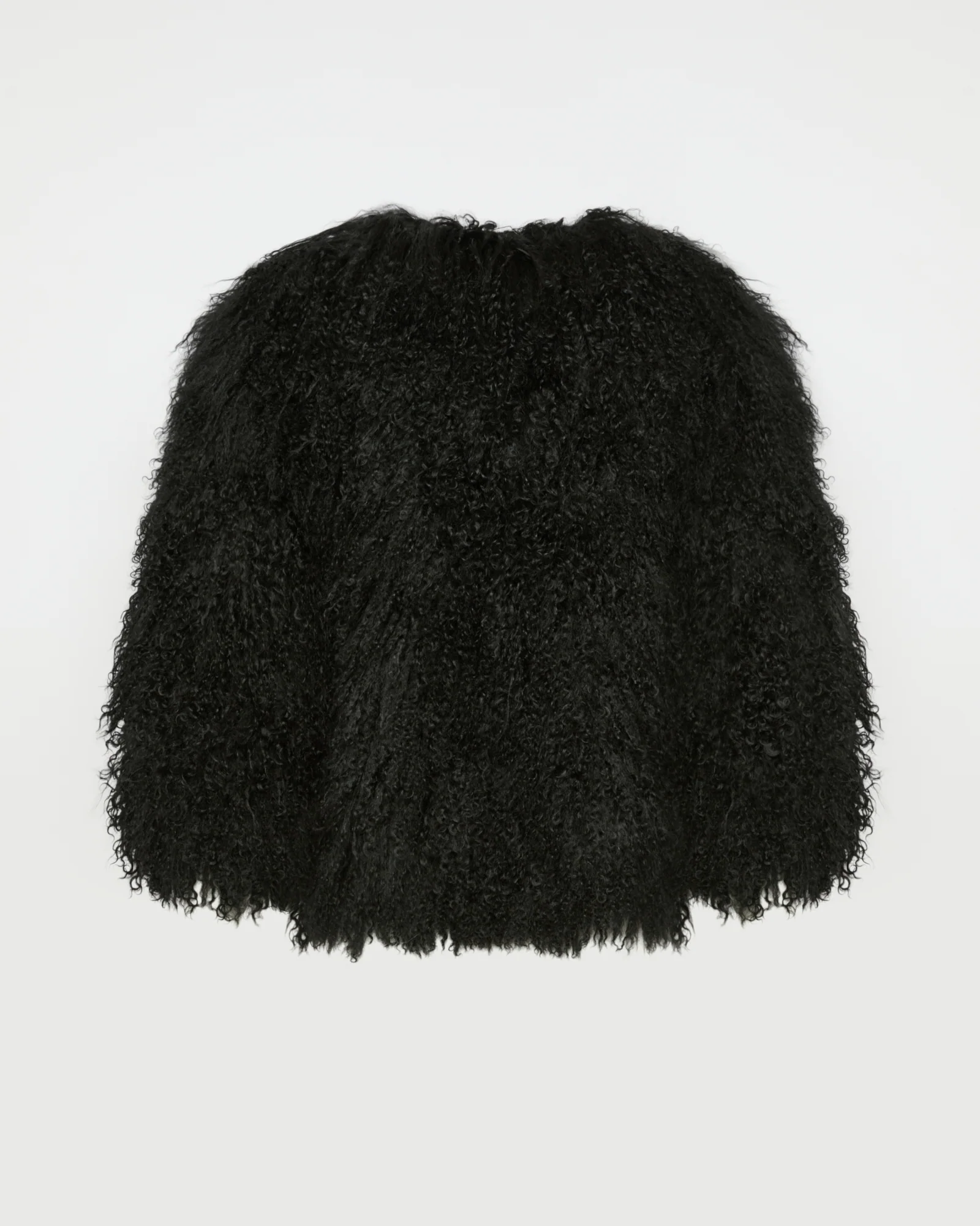 Short jacket in Mongolian lamb - Image 5