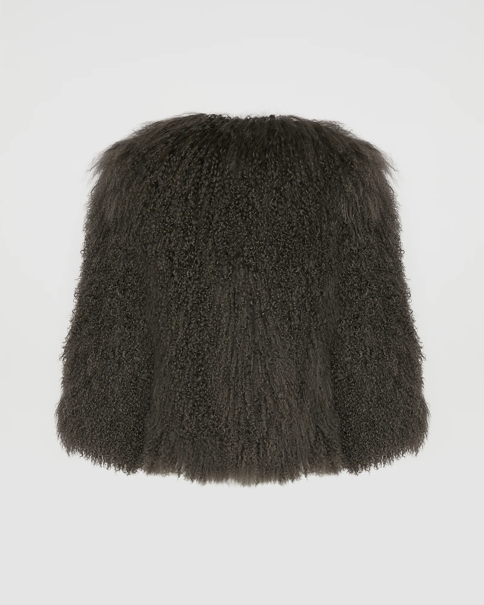 Short jacket in Mongolian lamb - Image 5