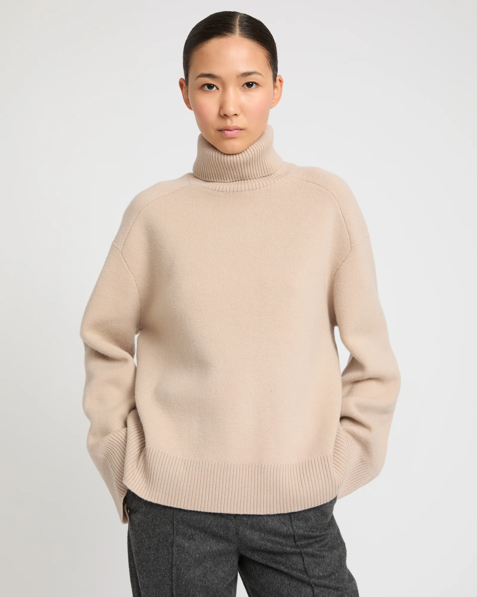 Polo-neck sweater