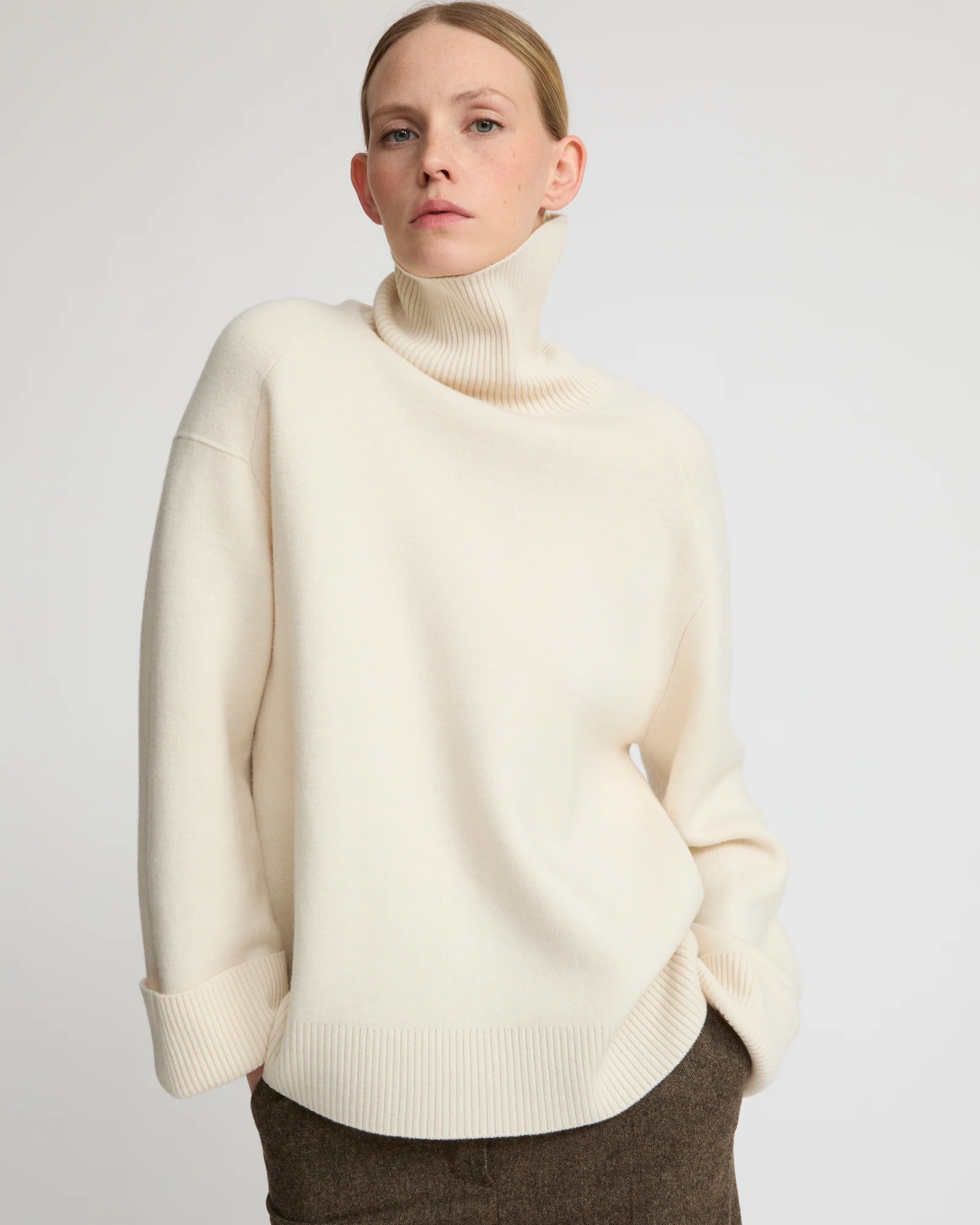 Polo-neck sweater
