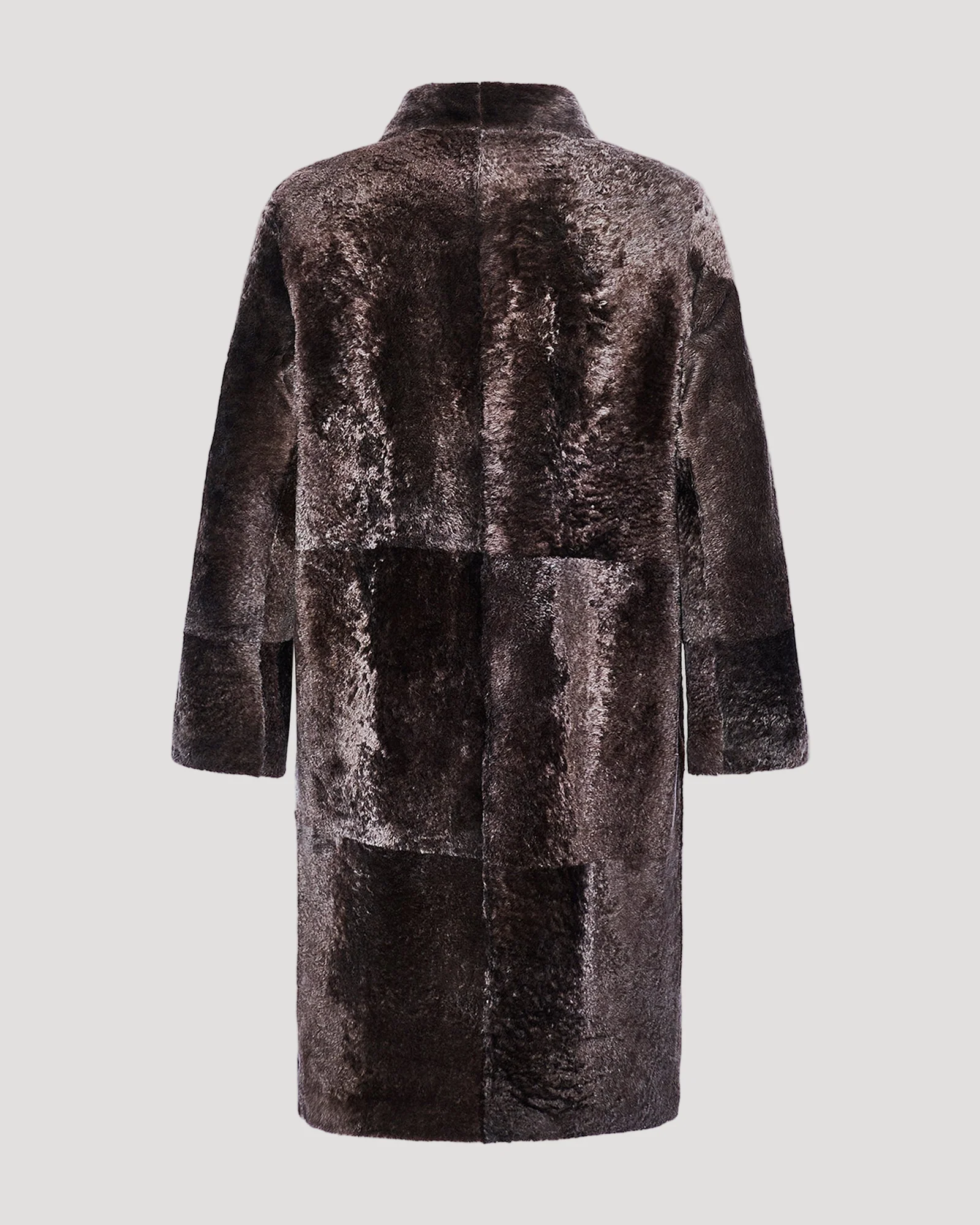 Long coat in Lacon shearling lambskin - Image 7