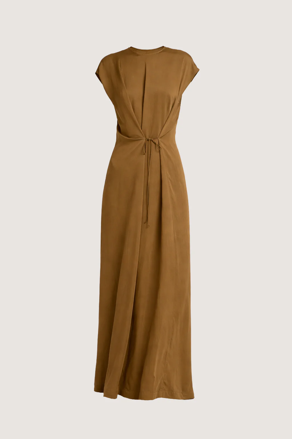Asymmetric adjustable satin dress - Image 4