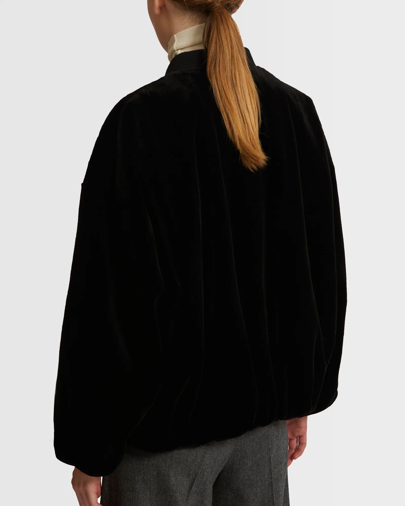 Bomber jacket in sheared mink - Image 5