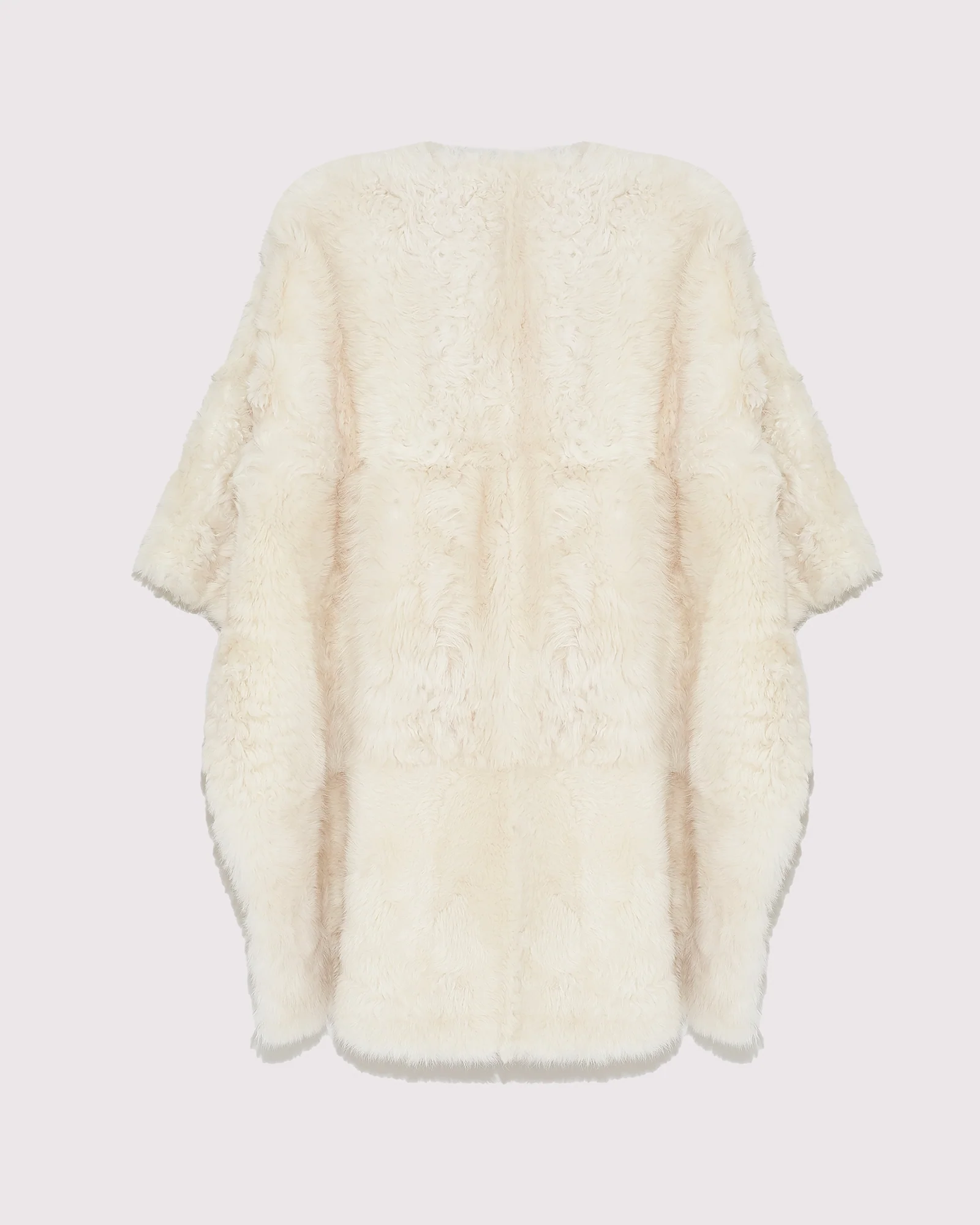 Silky Tuscan lambskin belted cape - Image 3