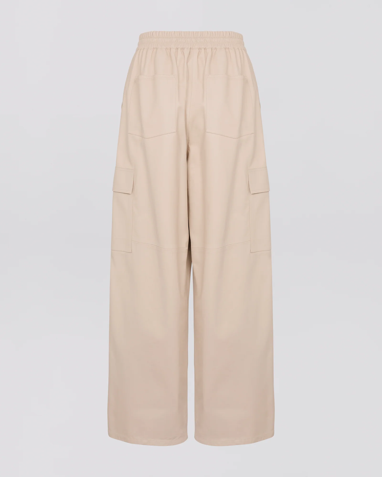 Cargo trousers in lamb leather - Image 5