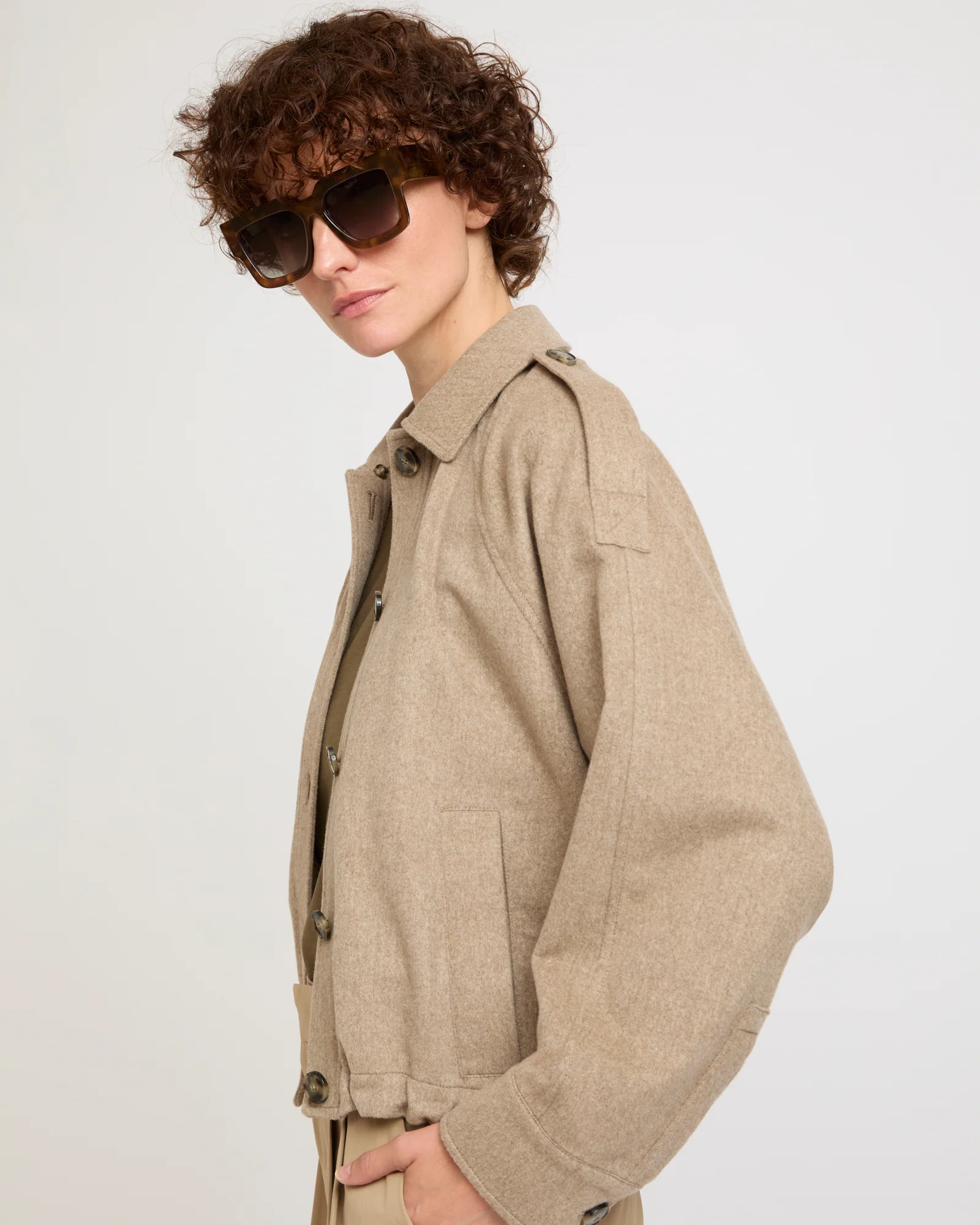 Cashmere jacket made from Loro Piana fabric - Image 3