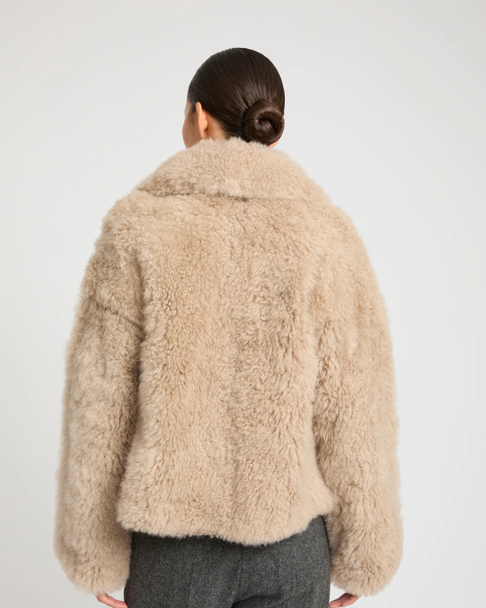 Cashmere lambskin and Merino knit jacket - Image 5