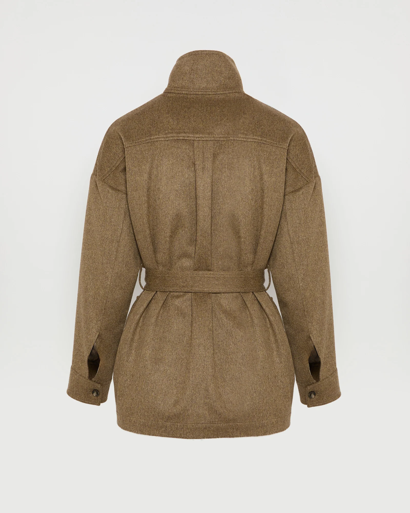 Safari jacket in cashmere made from Loro Piana fabric - Image 5