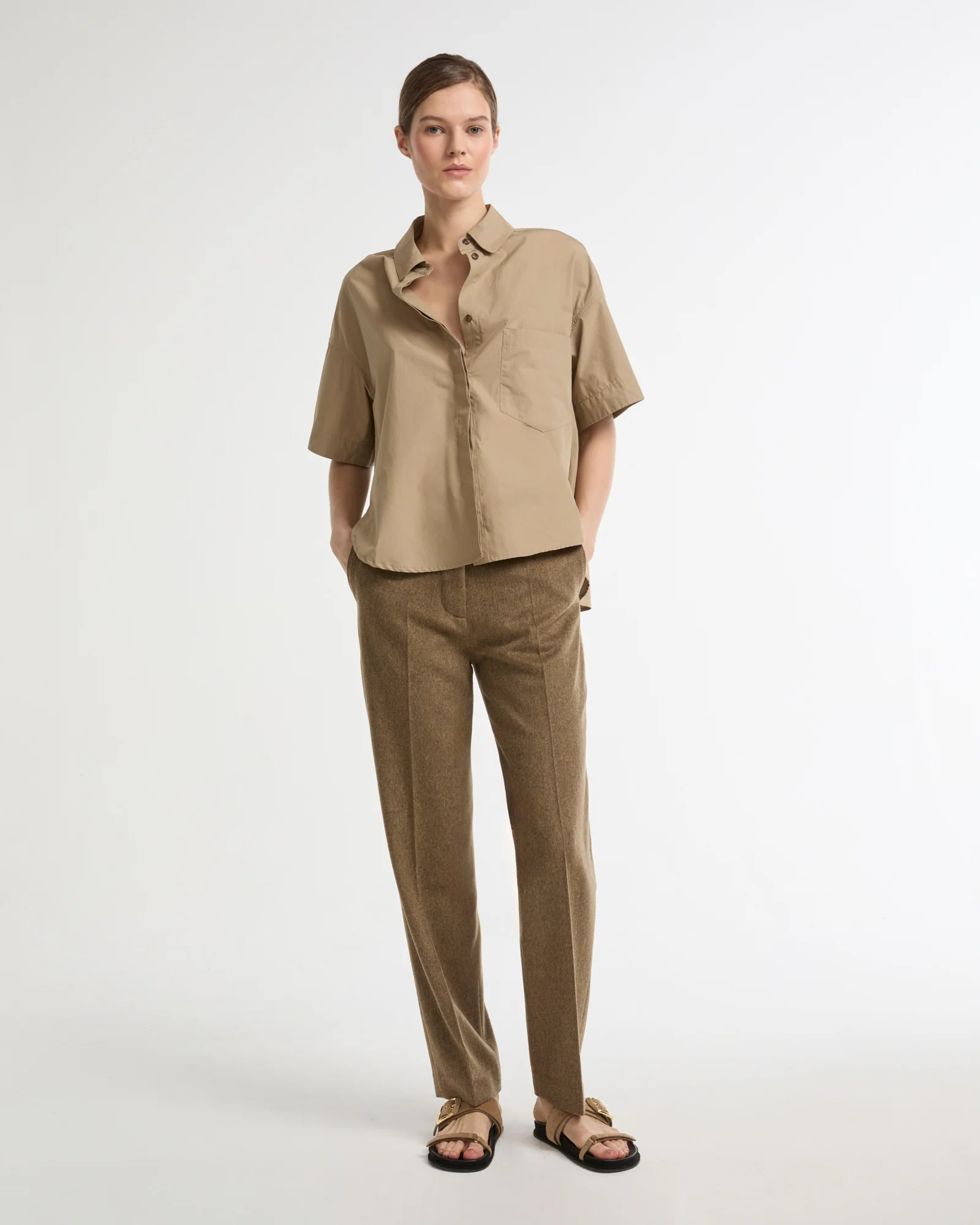 Cashmere tailored trousers - Image 3
