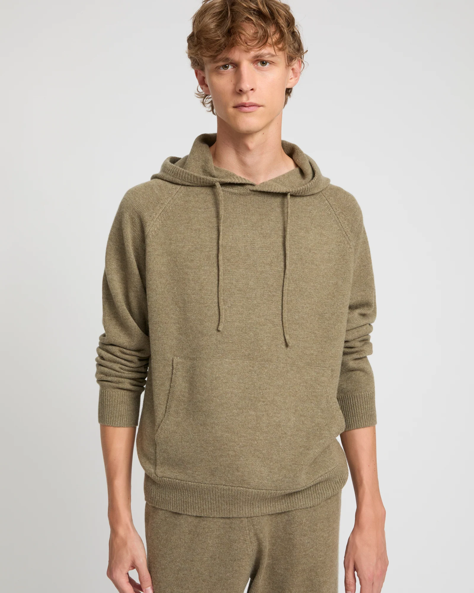 Cashmere wool knit Hoodie - Image 3