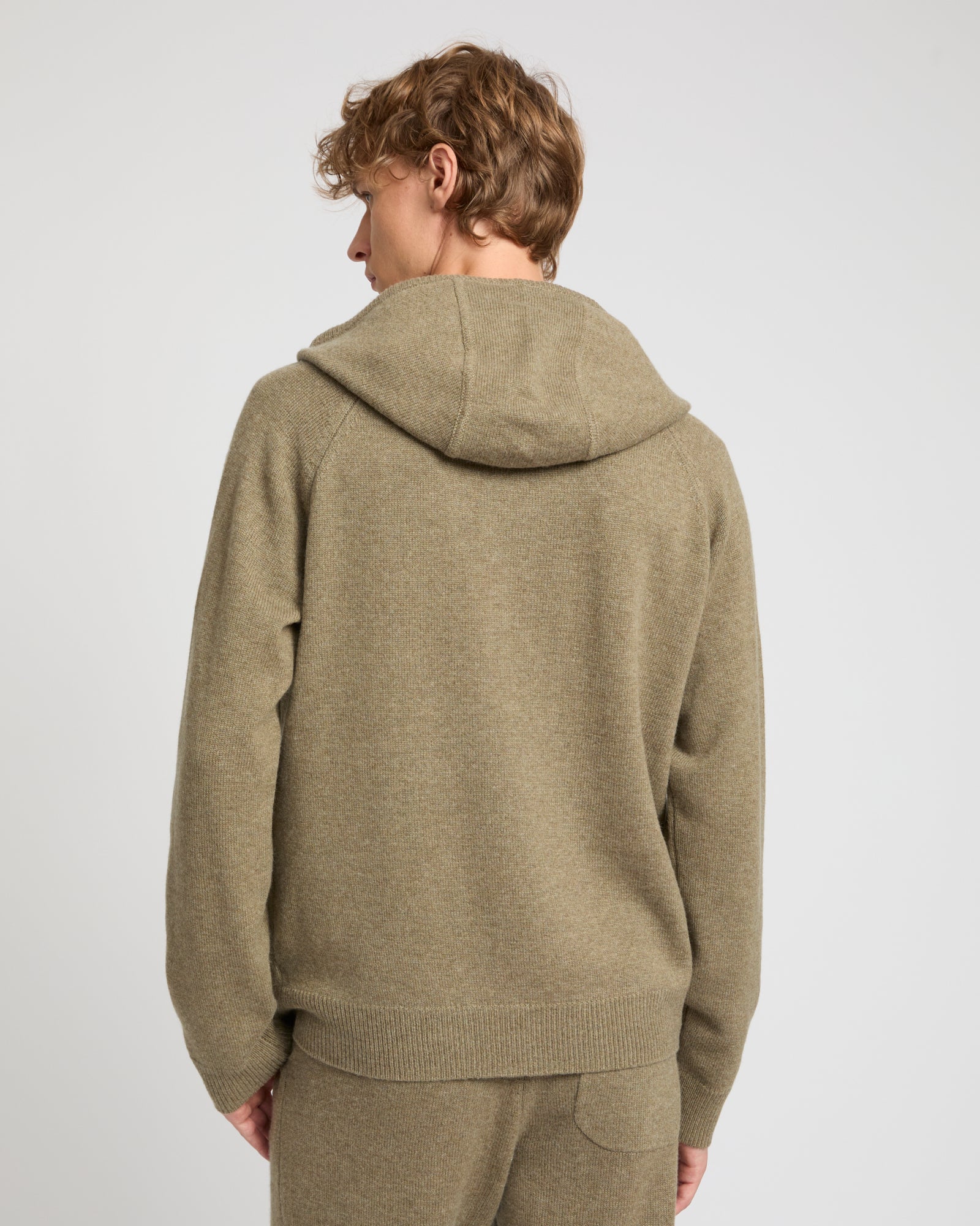 Cashmere wool knit Hoodie - Image 4