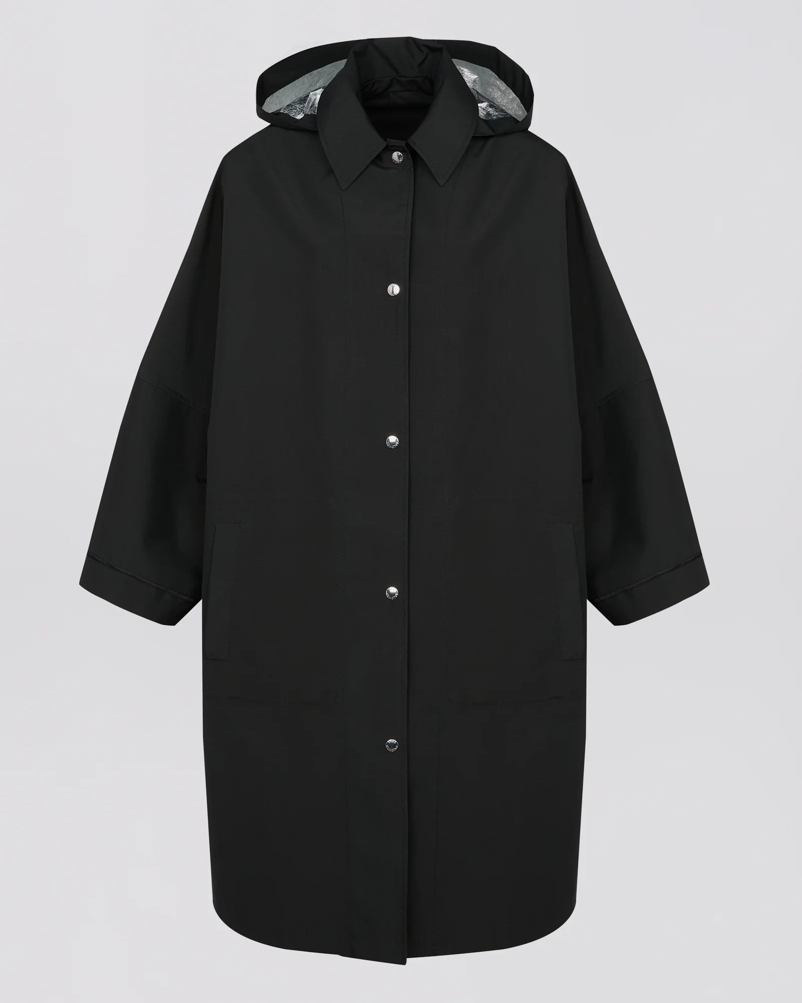 Cape-style parka in technical fabric - Image 6