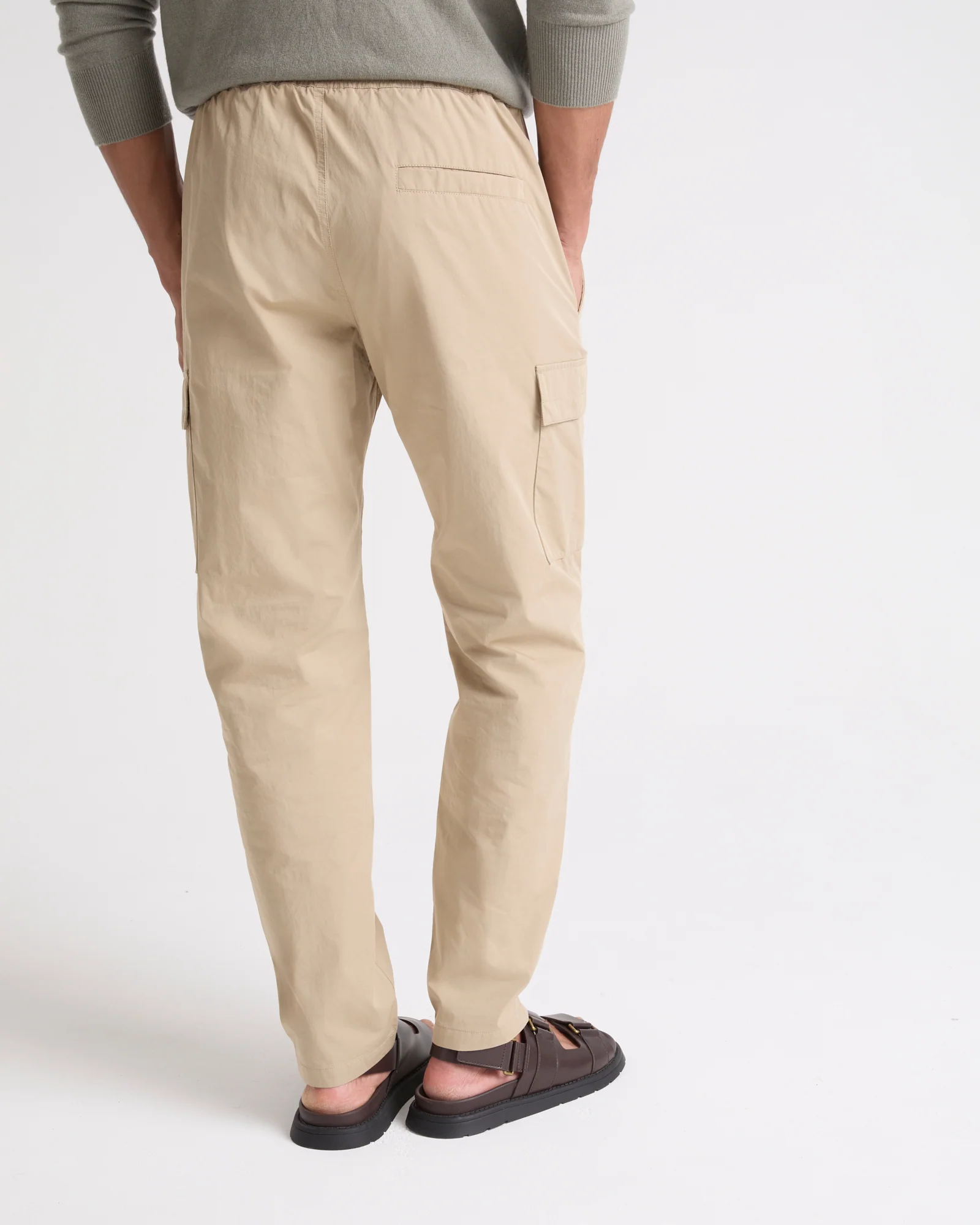 Cotton-blend cargo trousers - Image 4