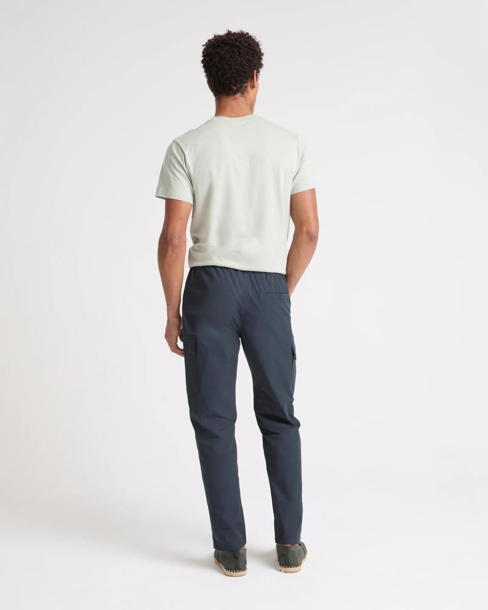 Cotton-blend cargo trousers - Image 3