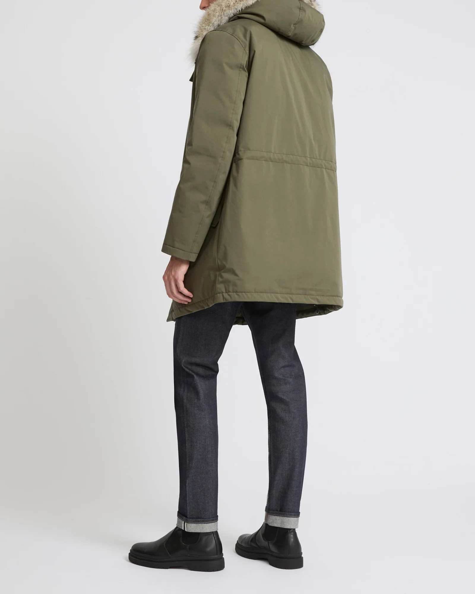 Waterproof cotton-blend iconic parka with coyote fur trim - Image 5