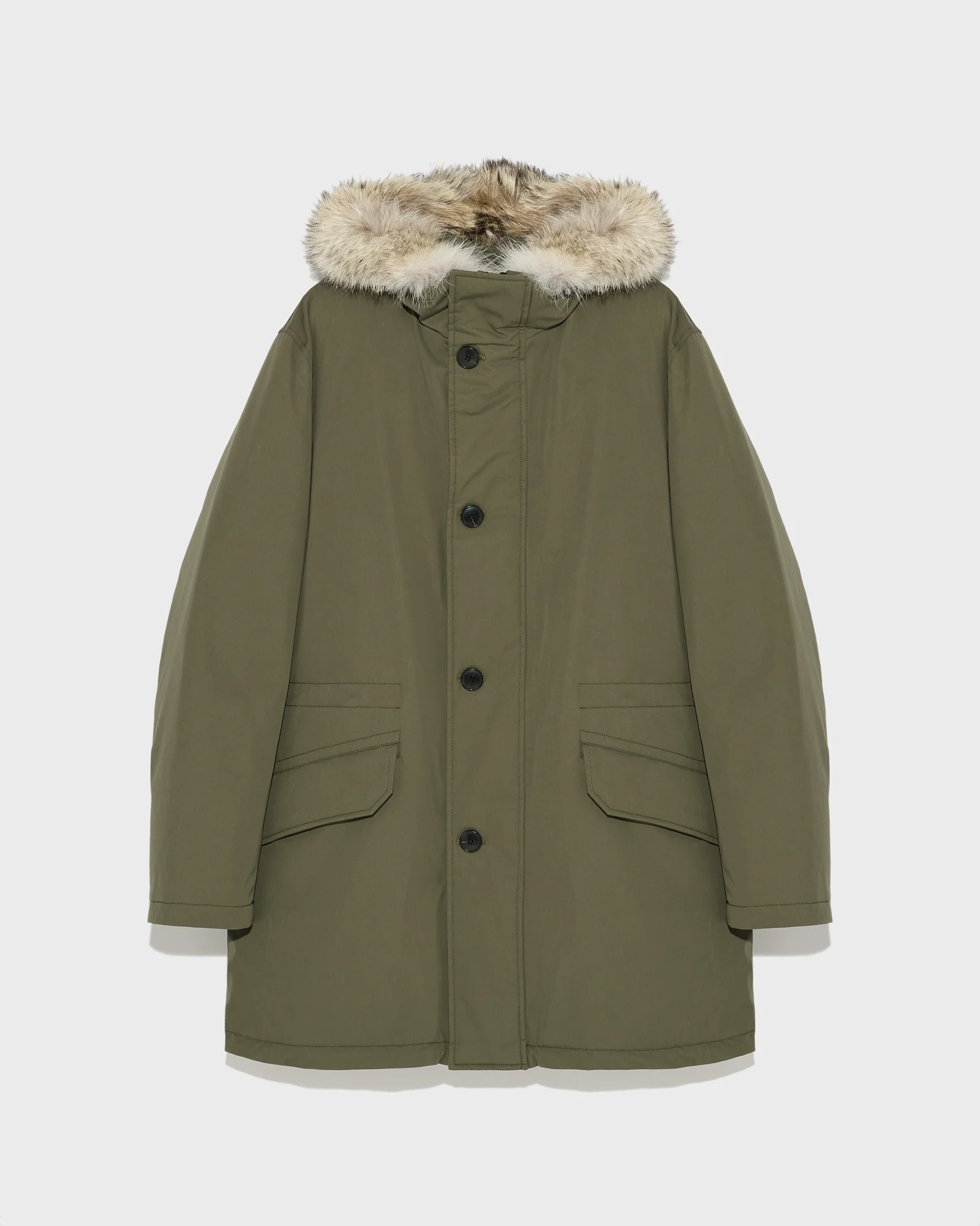 Waterproof cotton-blend iconic parka with coyote fur trim - Image 6