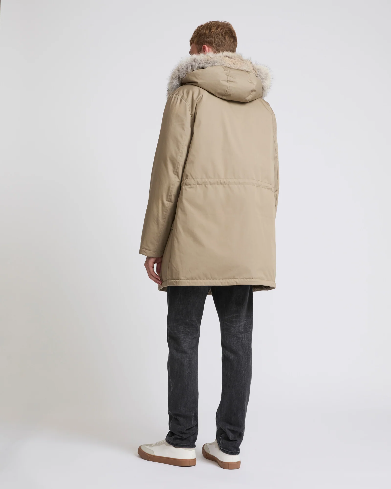 Waterproof cotton-blend iconic parka with coyote fur trim - Image 5