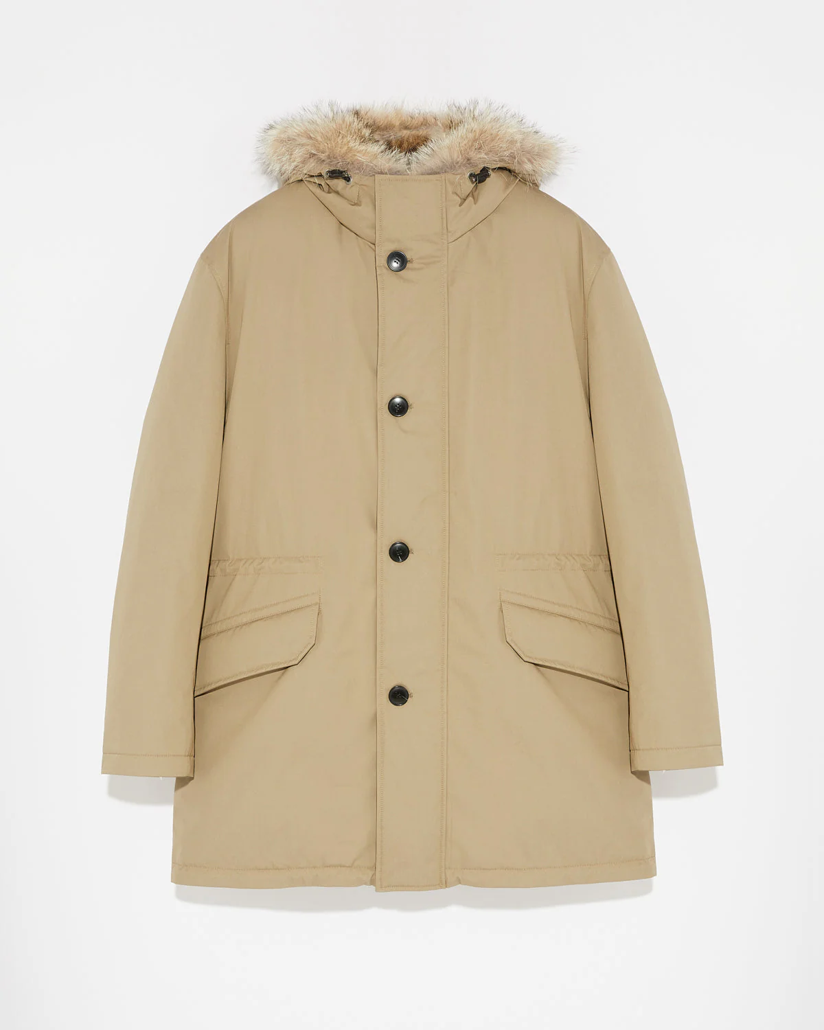 Waterproof cotton-blend iconic parka with coyote fur trim - Image 6