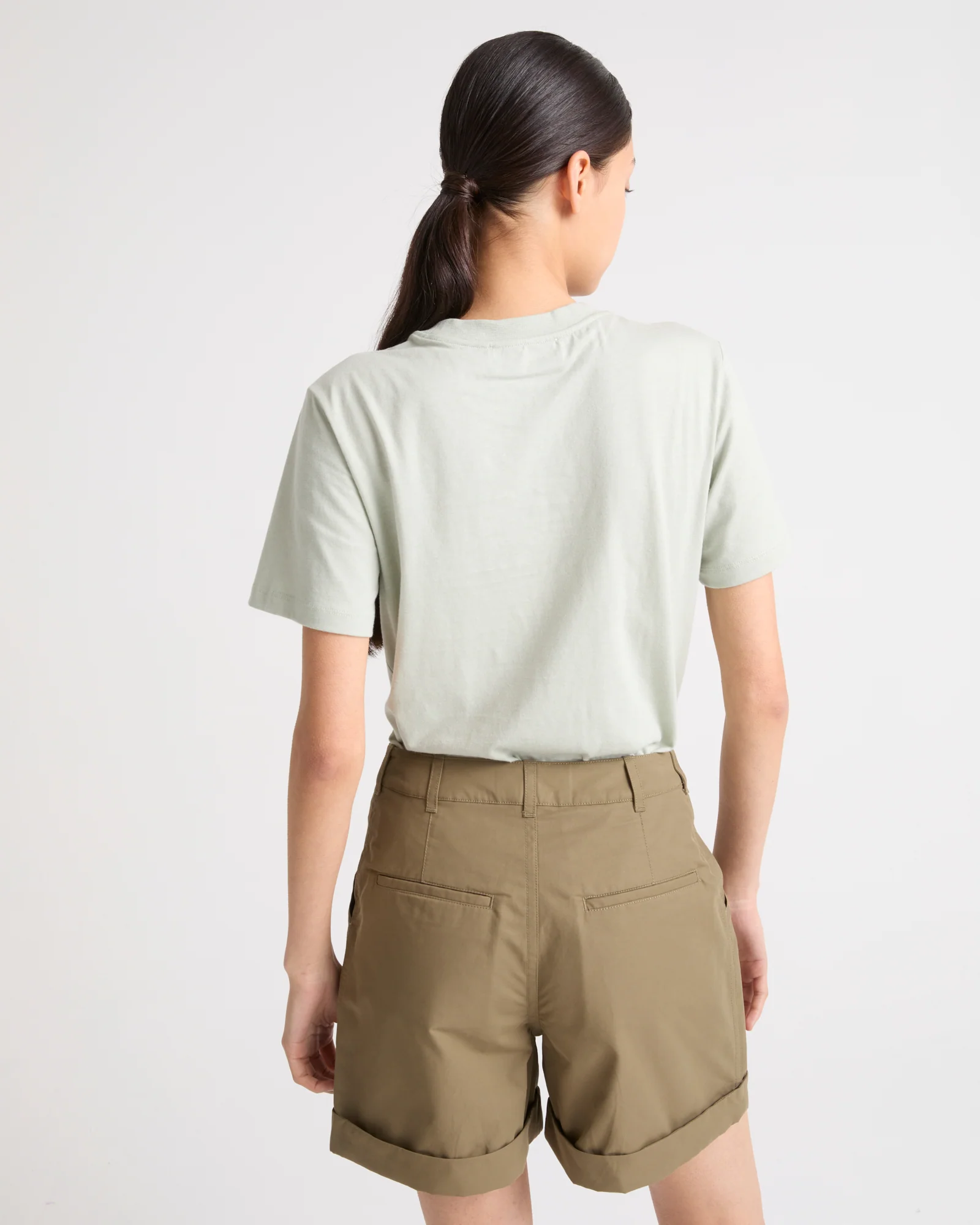 Cotton-cashmere jersey T-shirt - Image 3