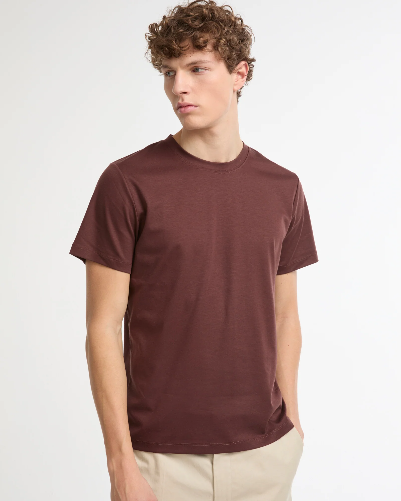 Cotton-silk interlock T-shirt - Image 3