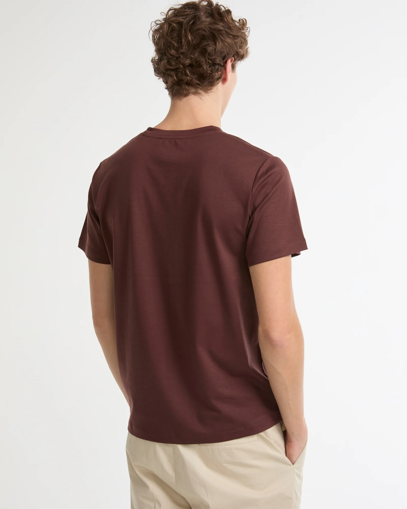 Cotton-silk interlock T-shirt - Image 4