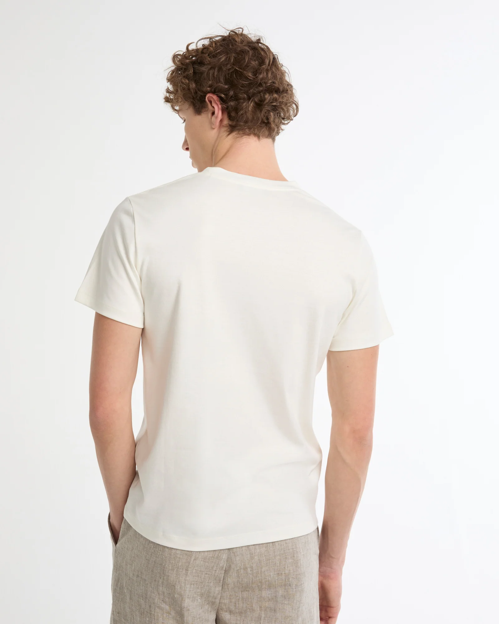Cotton-silk interlock T-shirt - Image 3