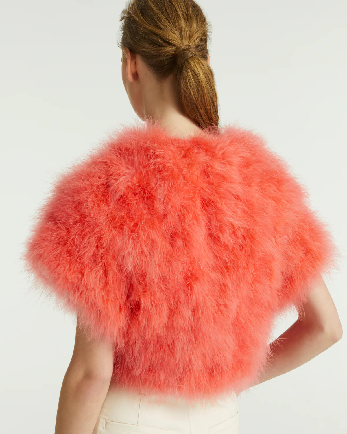 Cropped feather bolero - Image 3