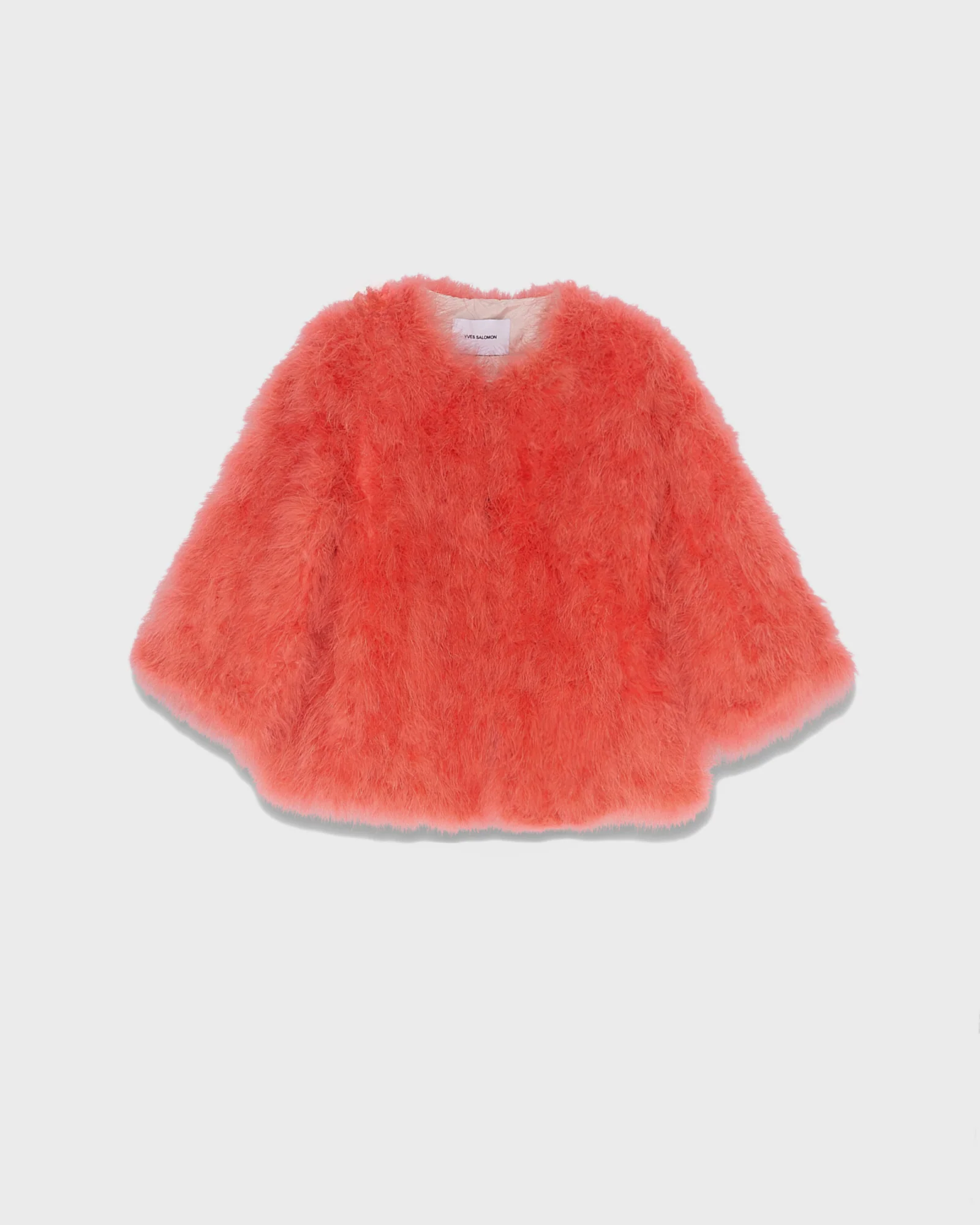 Cropped feather jacket - Image 5