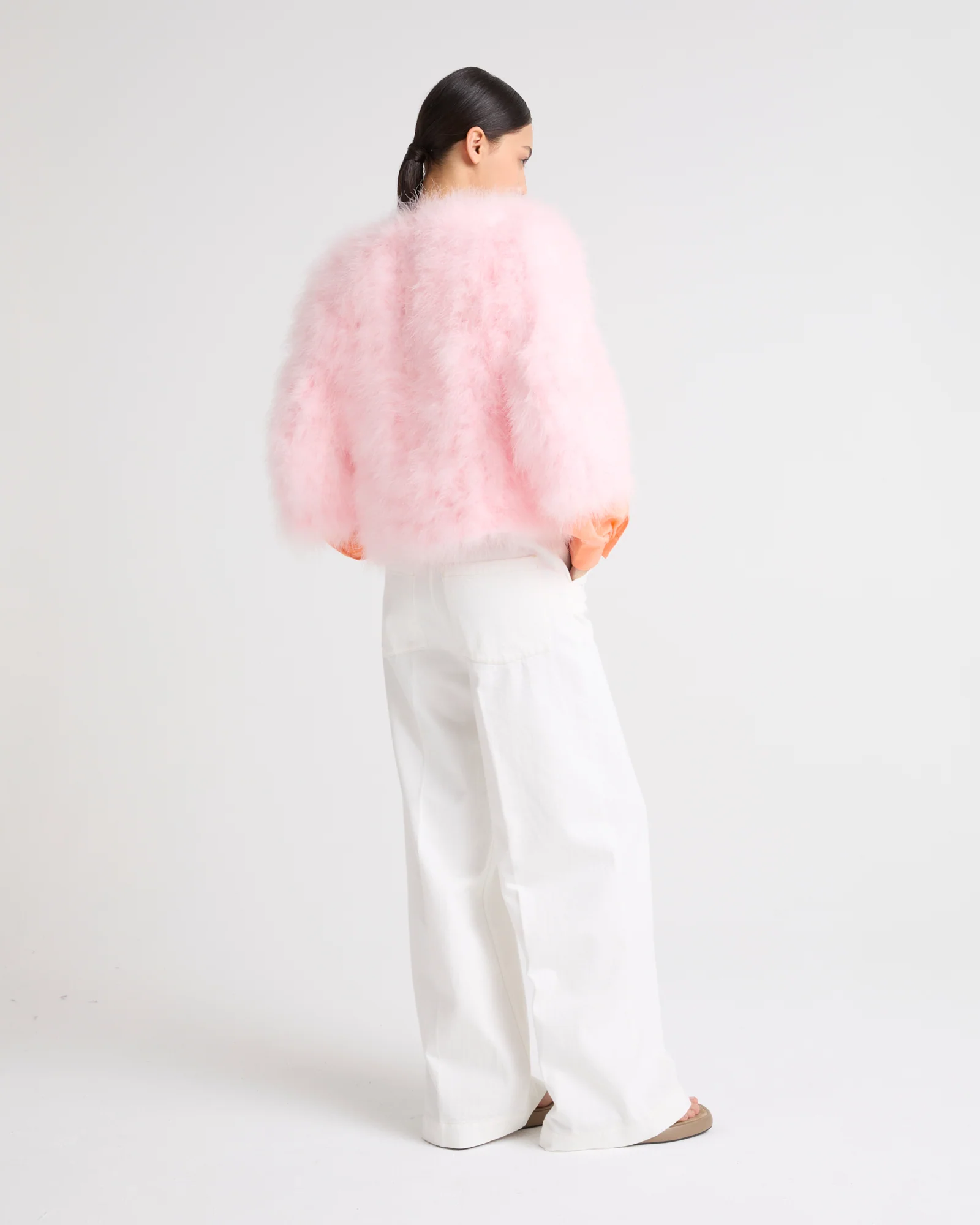 Short feather jacket - Image 3