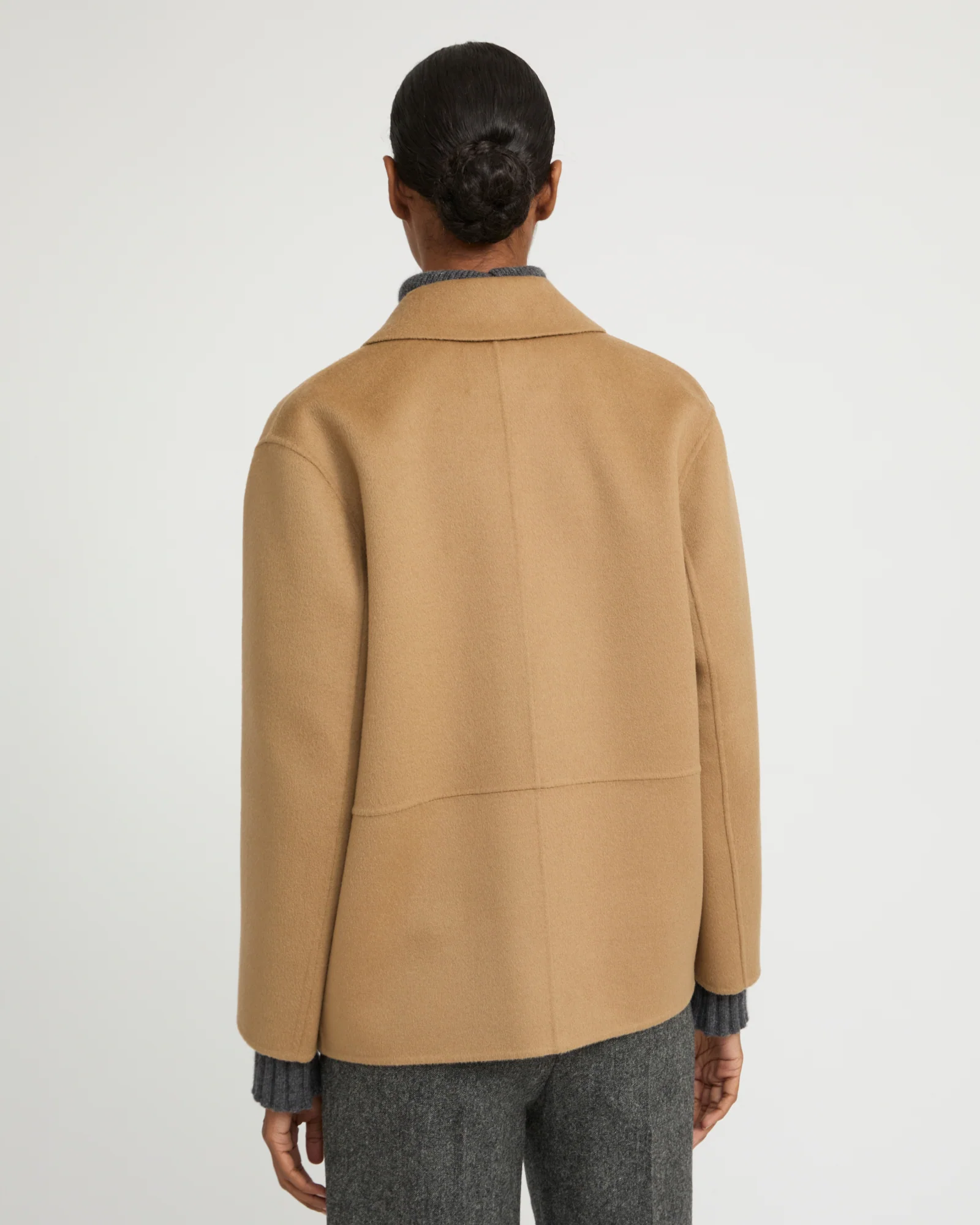 Double-sided cashmere-blend jacket - Image 5