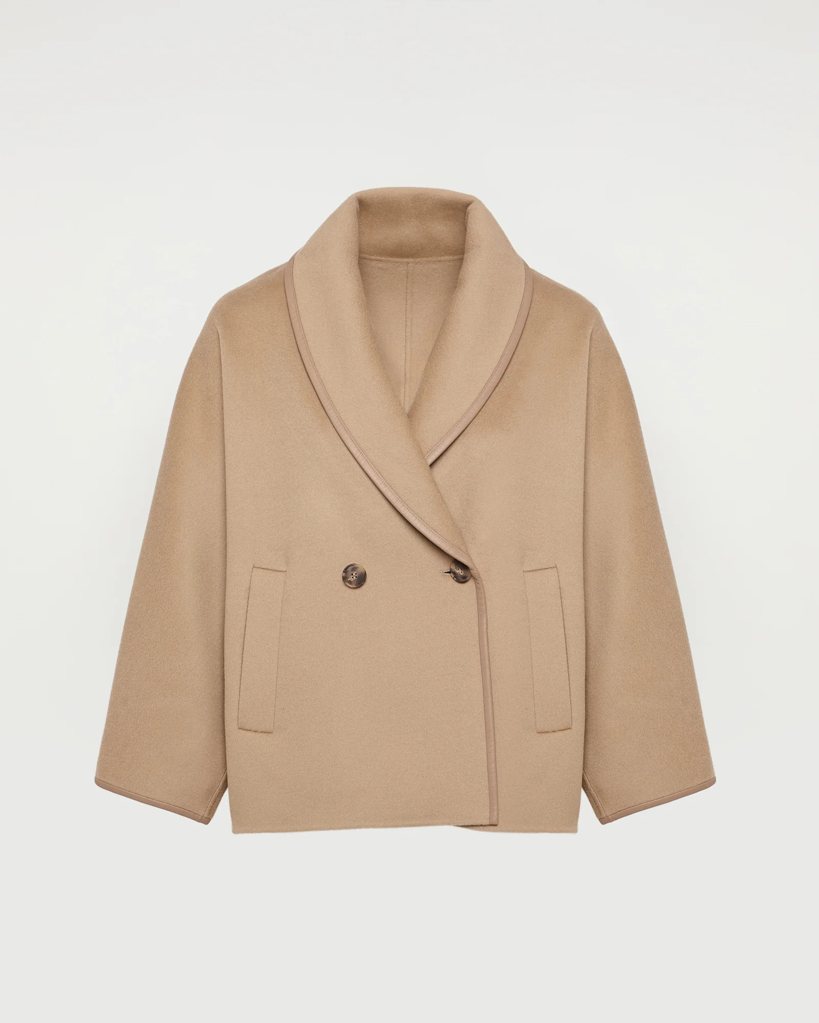 Double-sided cashmere-blend pea coat - Image 6