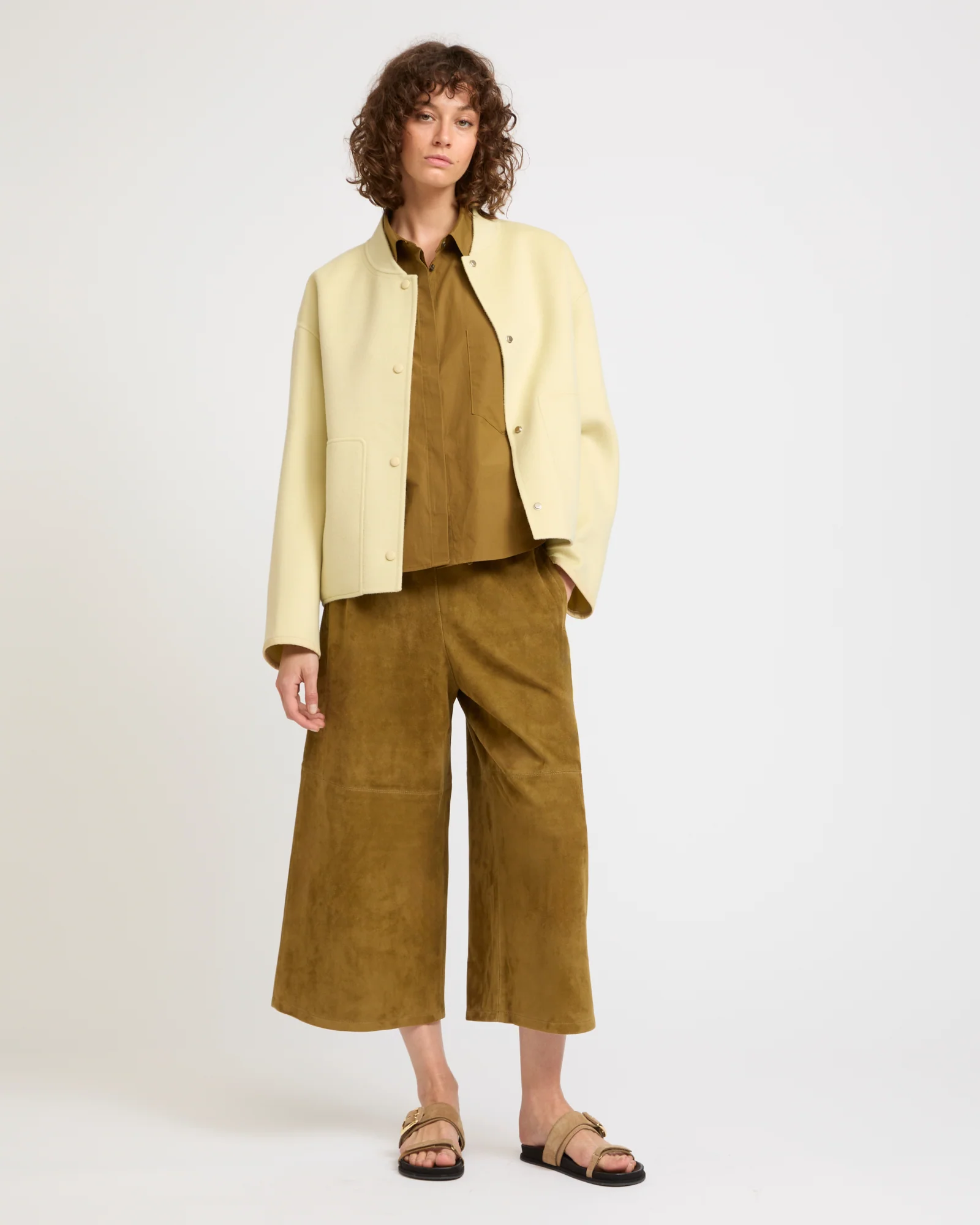 Double-sided cashmere-blend varsity jacket - Image 2