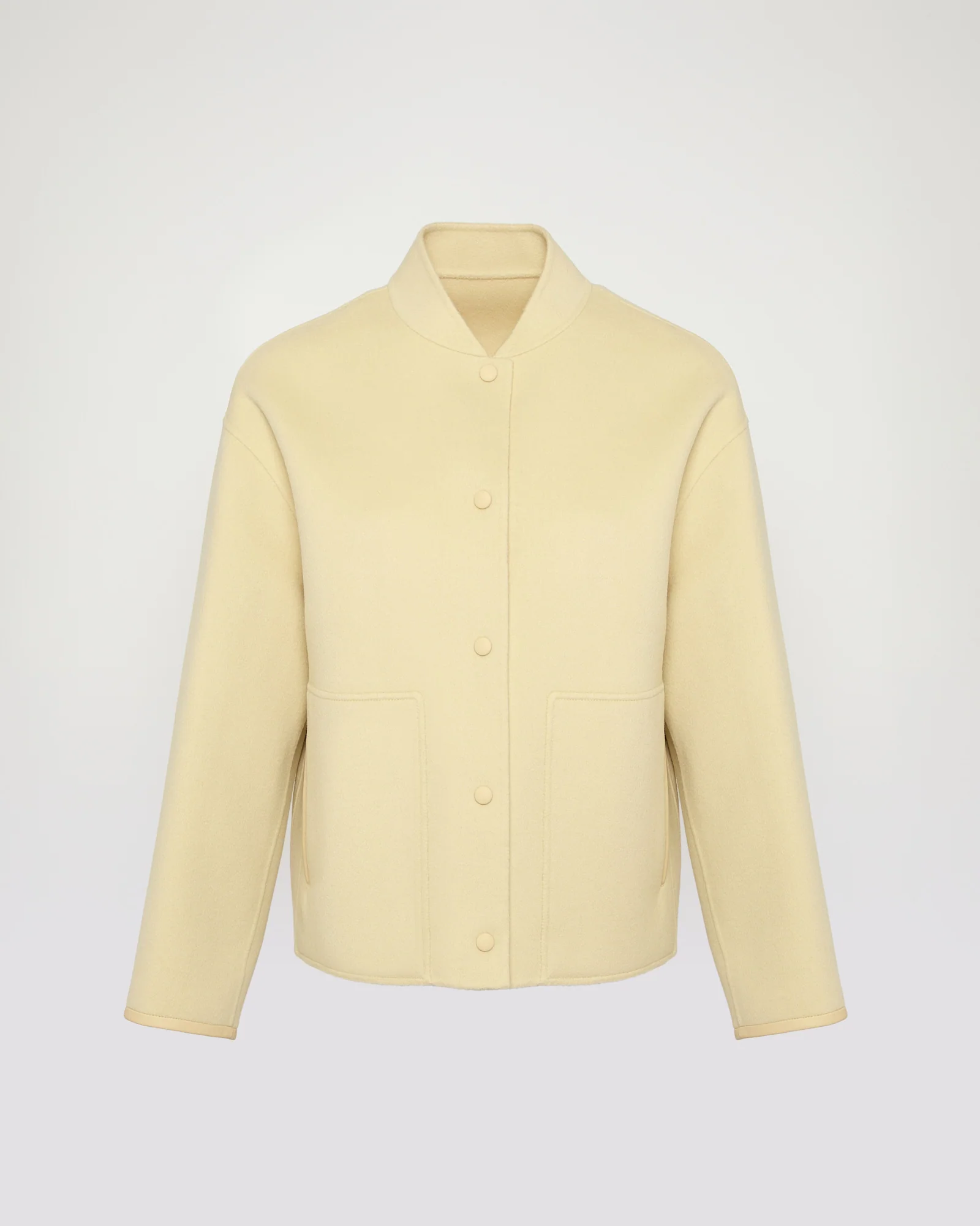 Double-sided cashmere-blend varsity jacket - Image 5