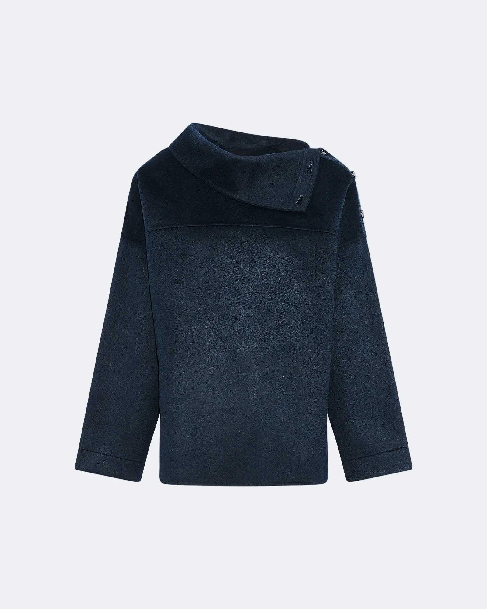 Double-sided funnel neck blouse - Image 5