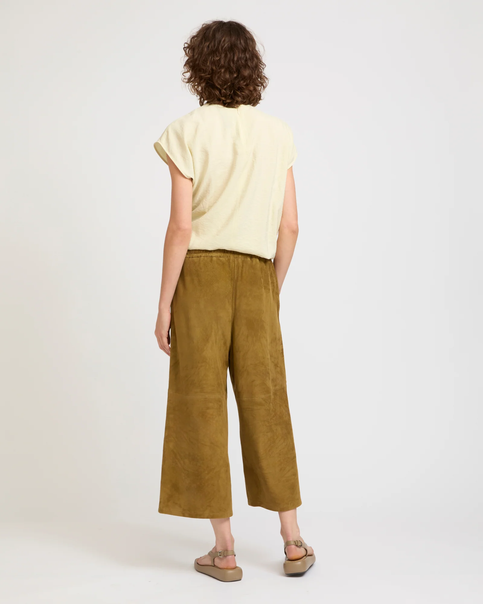 Double-sided lambskin culottes - Image 3