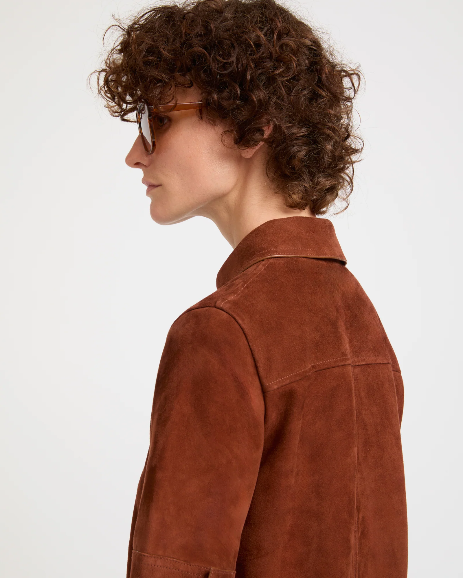 Double-sided lambskin dress - Image 3