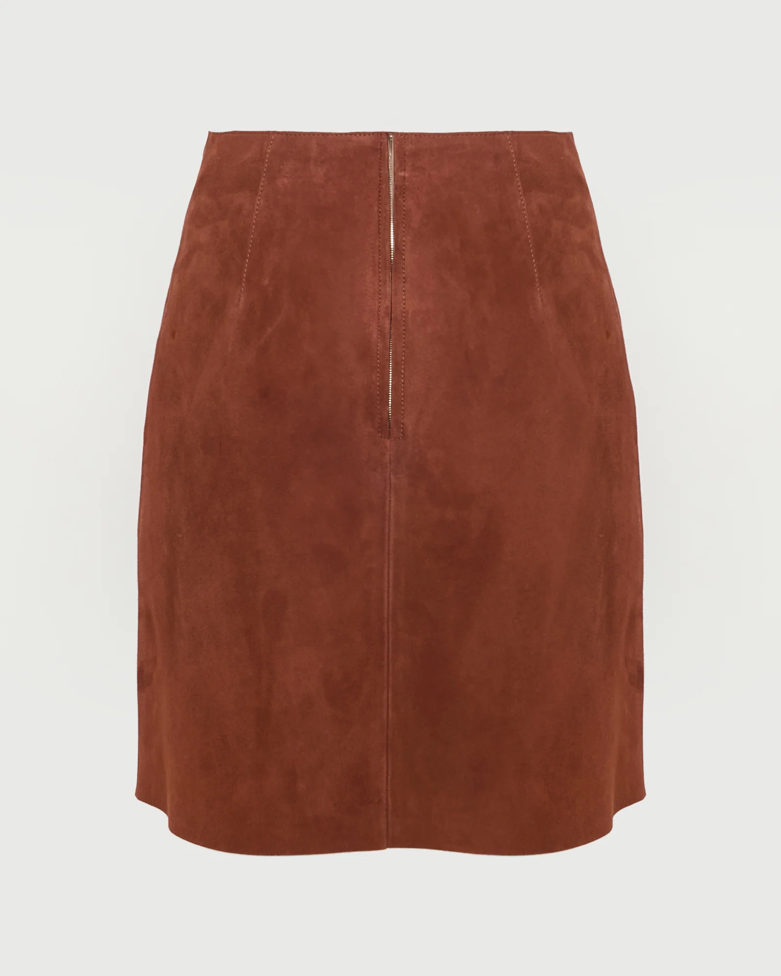 Double-sided lambskin mini skirt - Image 6