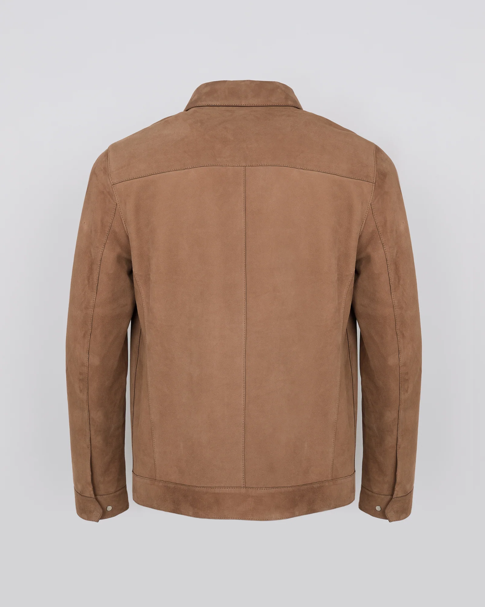 Double-sided velour leather jacket with nappa reverse - Image 6