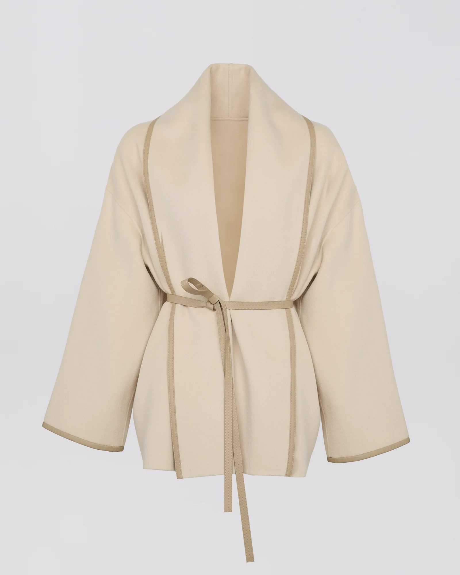 Double-sided wool-blend draped jacket - Image 5