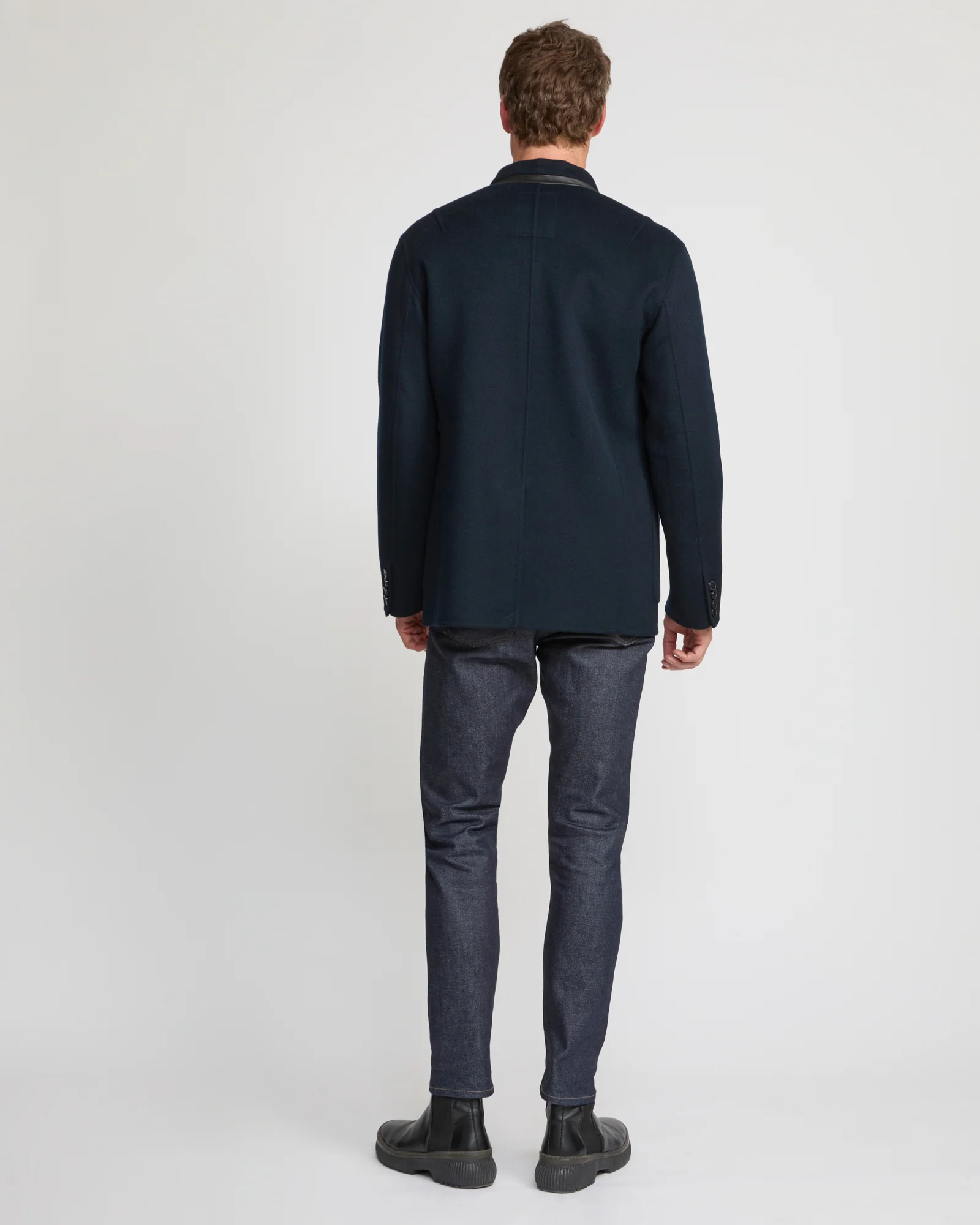 Double-sided wool-cashmere blazer - Image 5