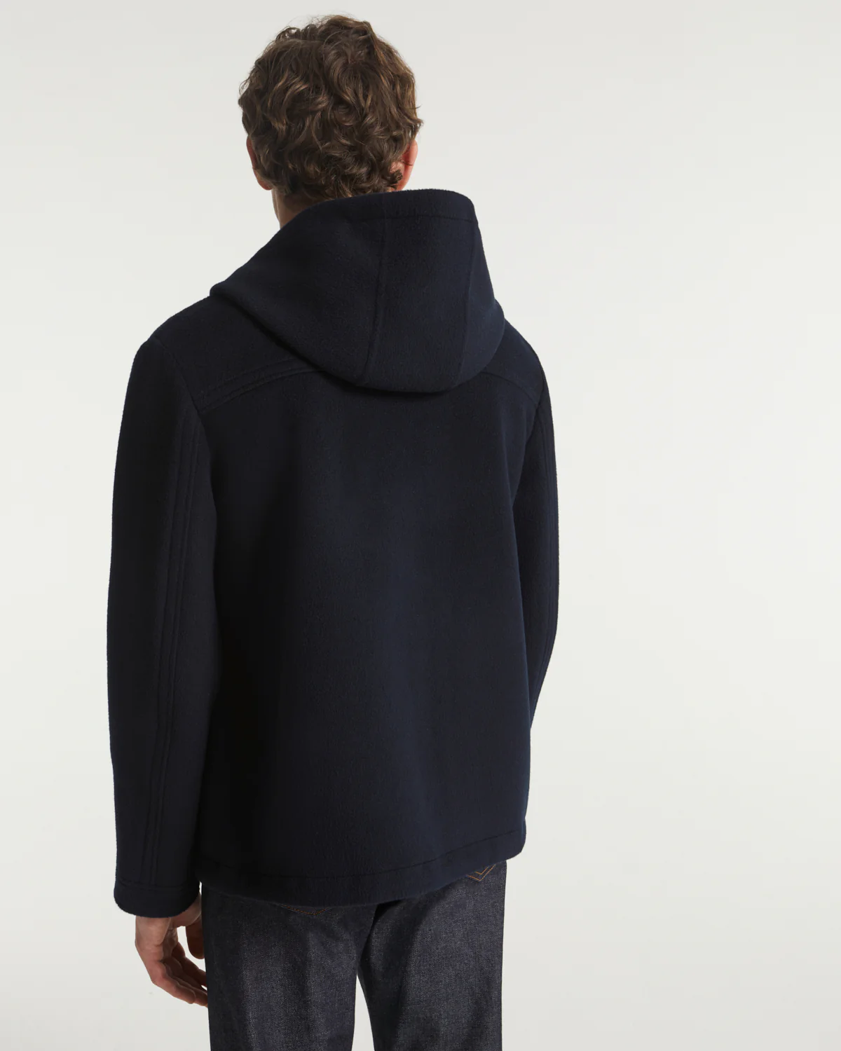Double-sided wool-cashmere hoodie - Image 3
