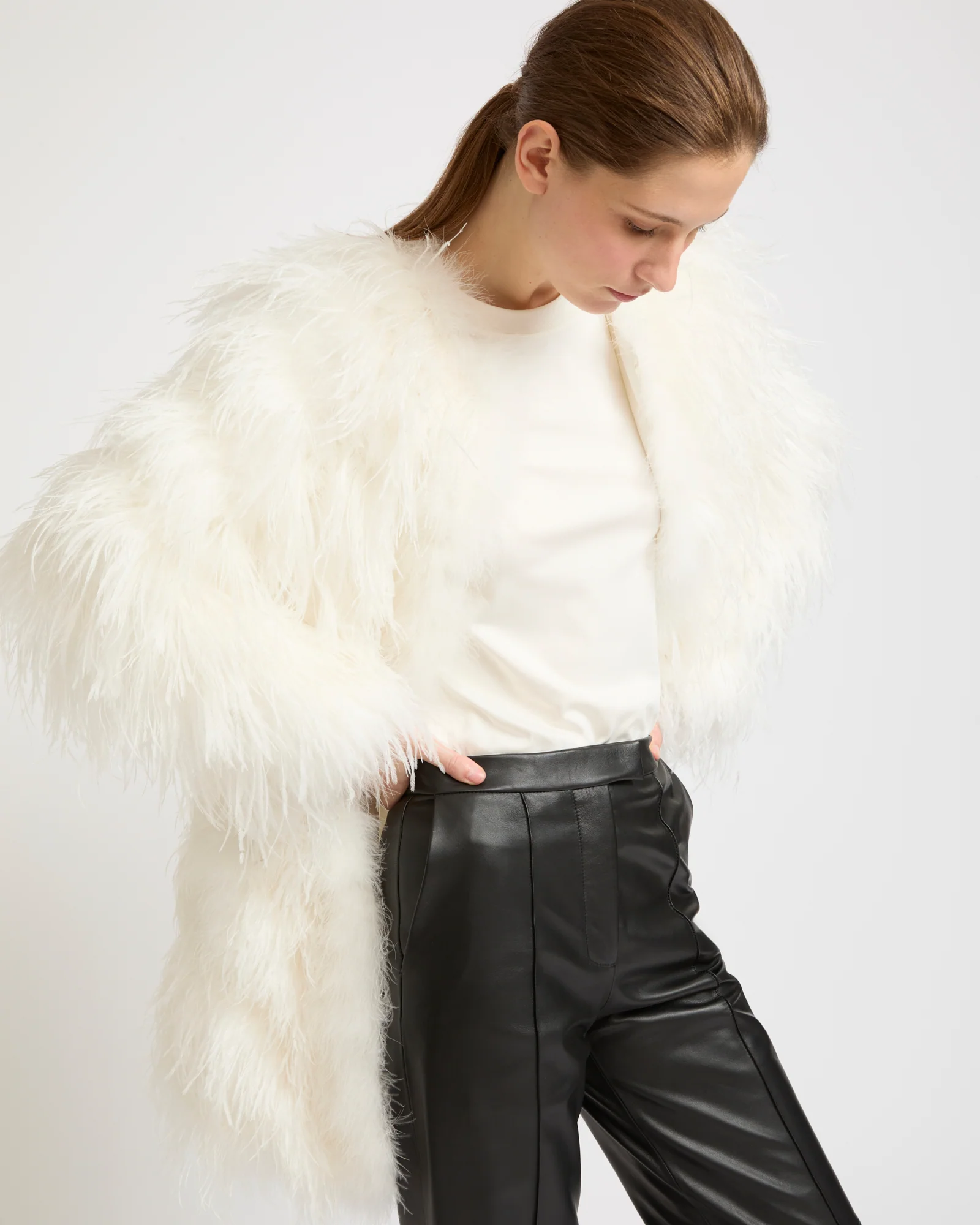 Ostrich Feather Coat - Image 3