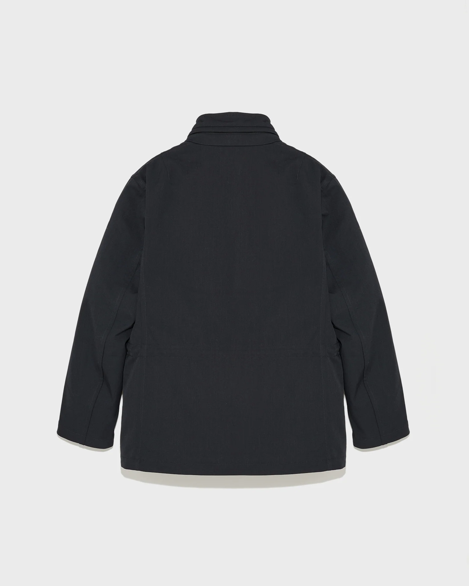 Field jacket in waterproof technical wool and mink fur - Image 6