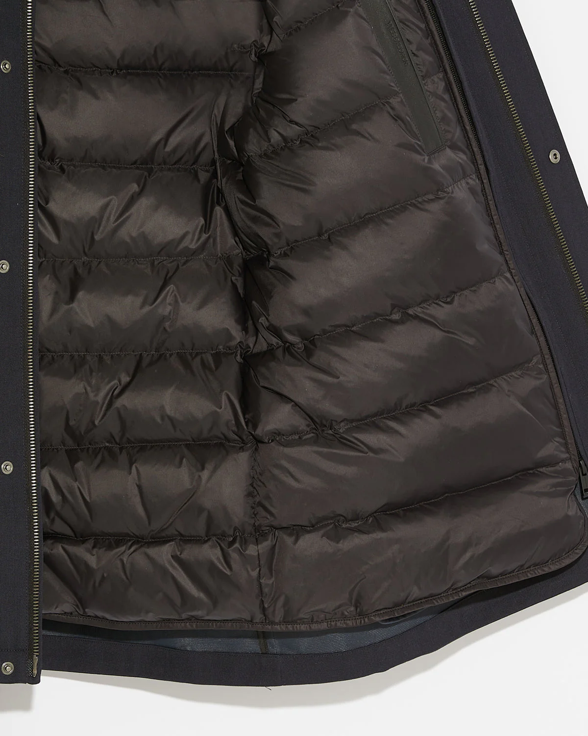 Field jacket in waterproof technical wool and mink fur - Image 7