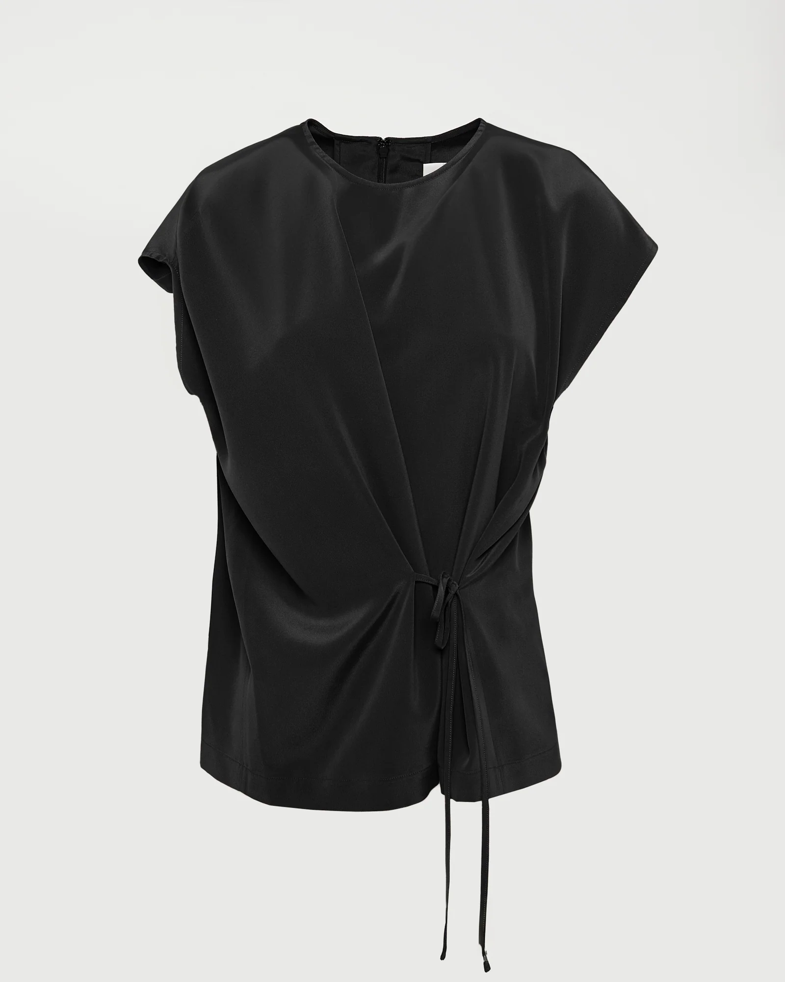 Fluid silk crepe top - Image 4