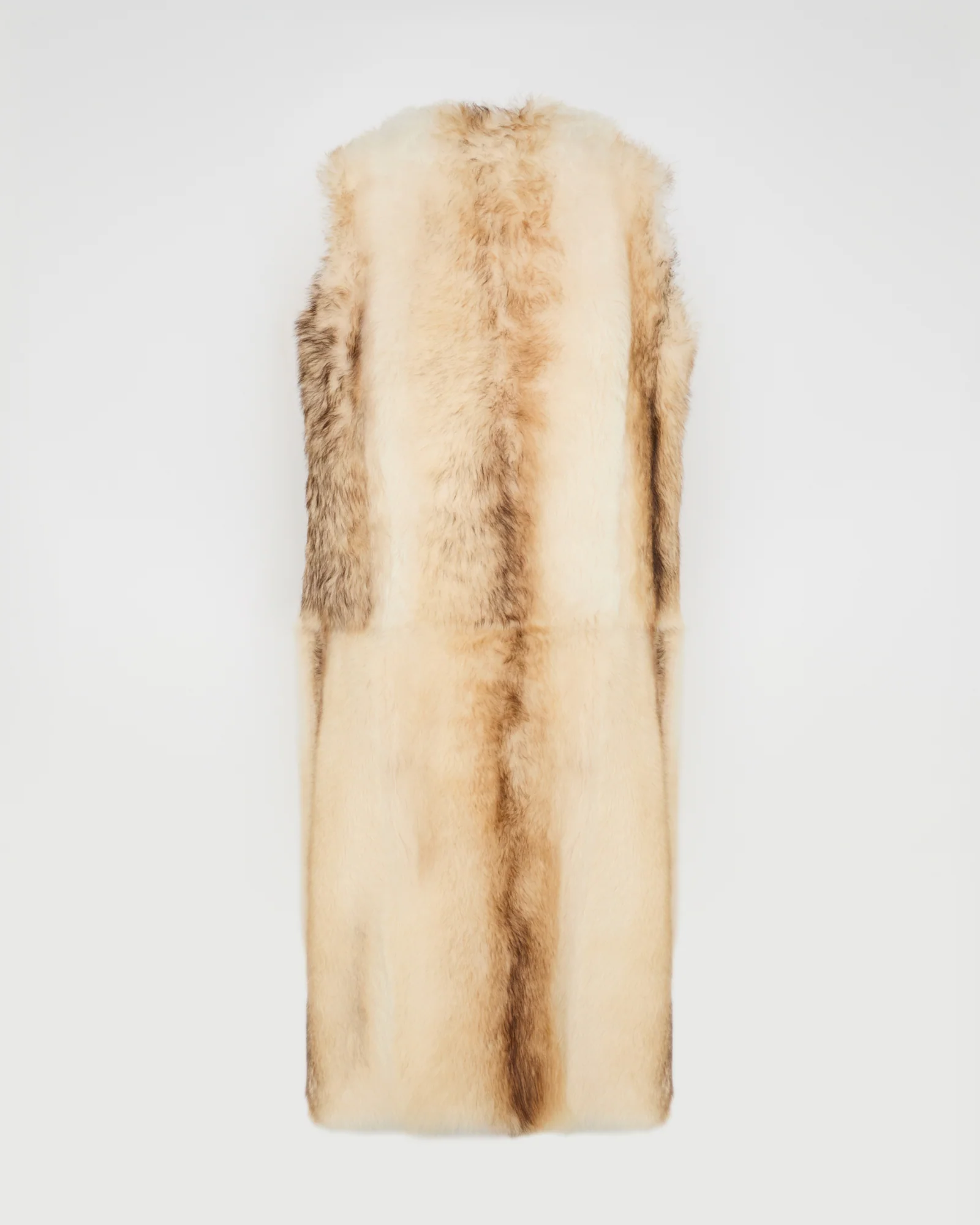Long Toscana Shearling Vest - Image 6