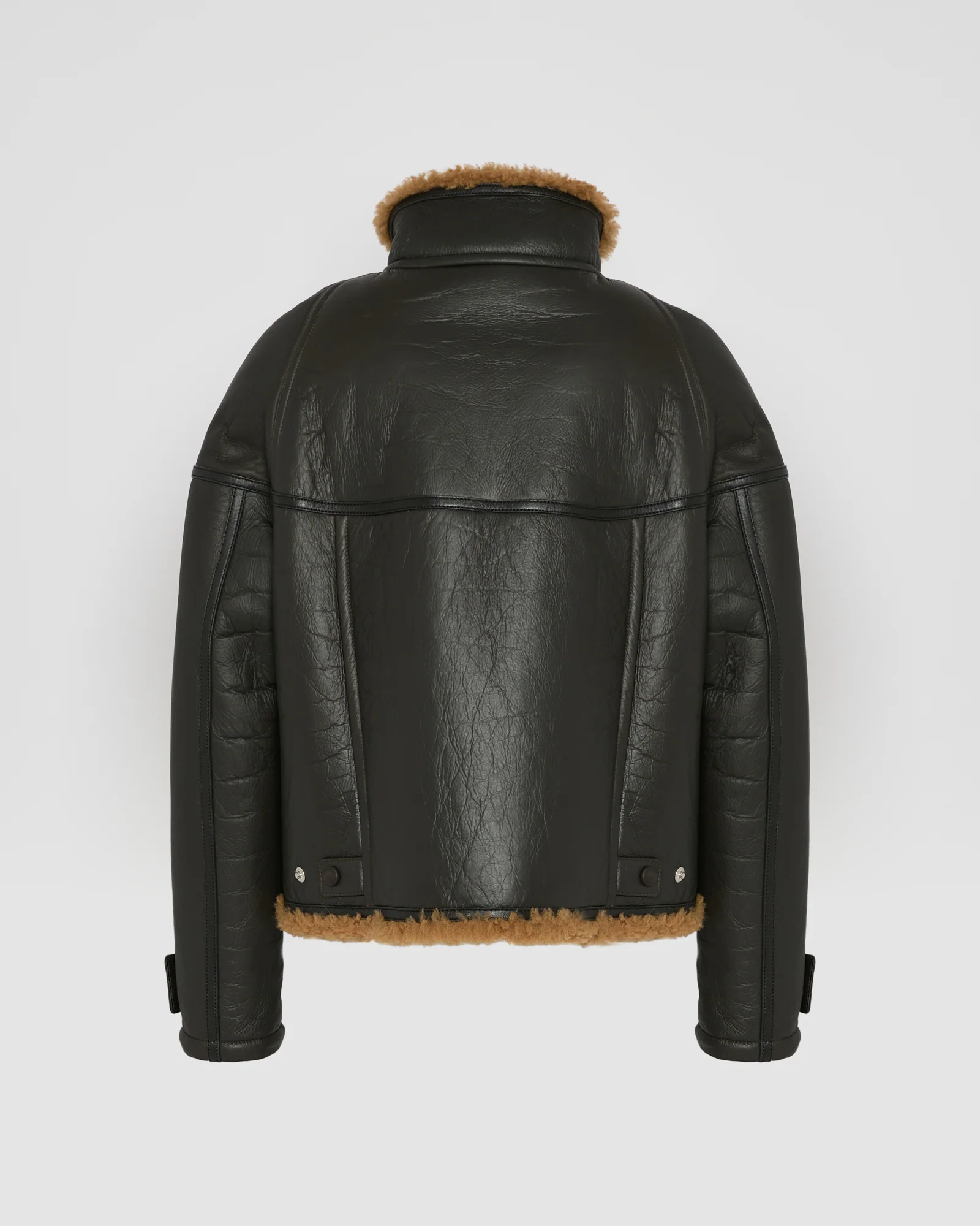 Gonfio merino cropped jacket - Image 7