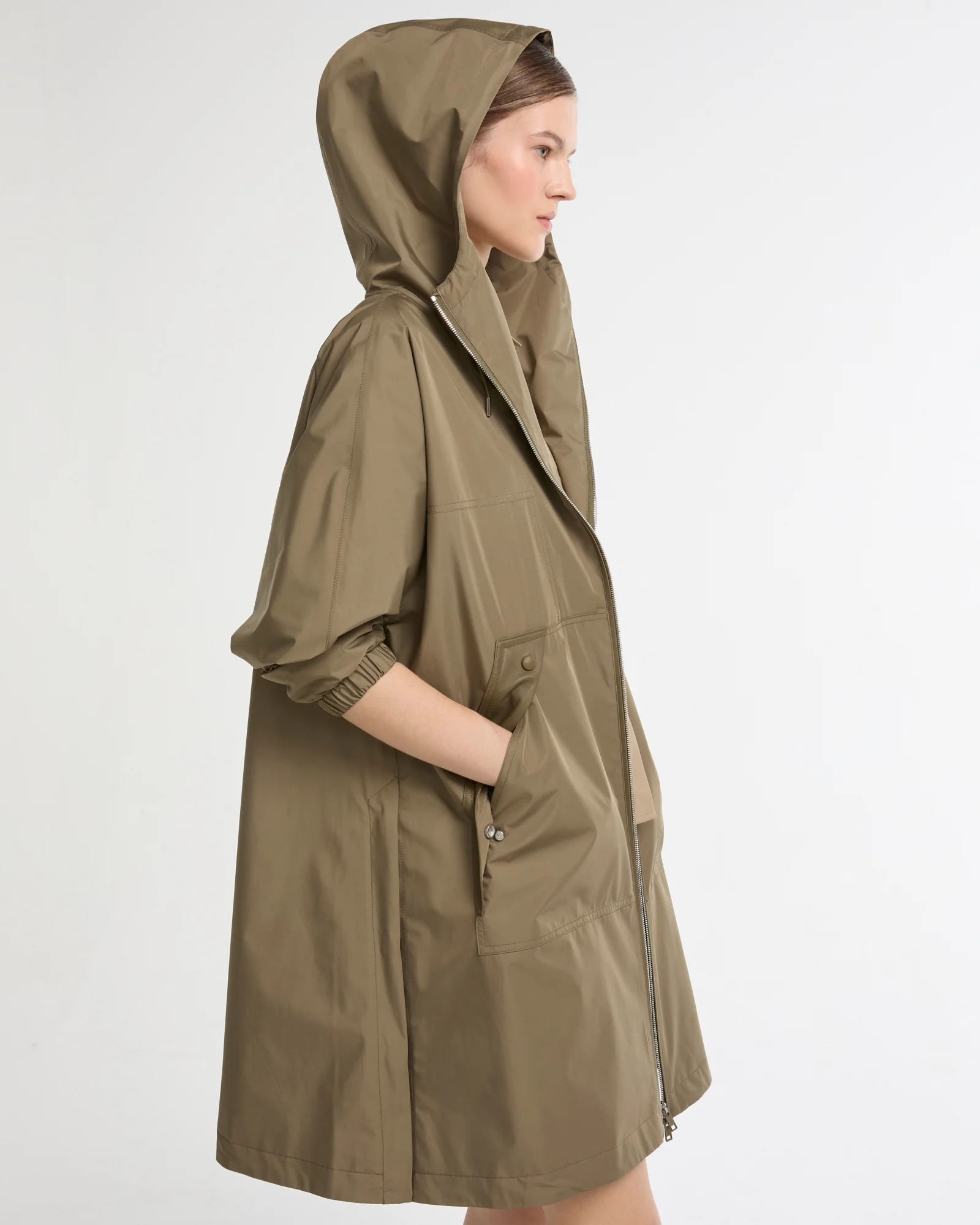 Hooded parka in waterproof technical fabric - Image 4