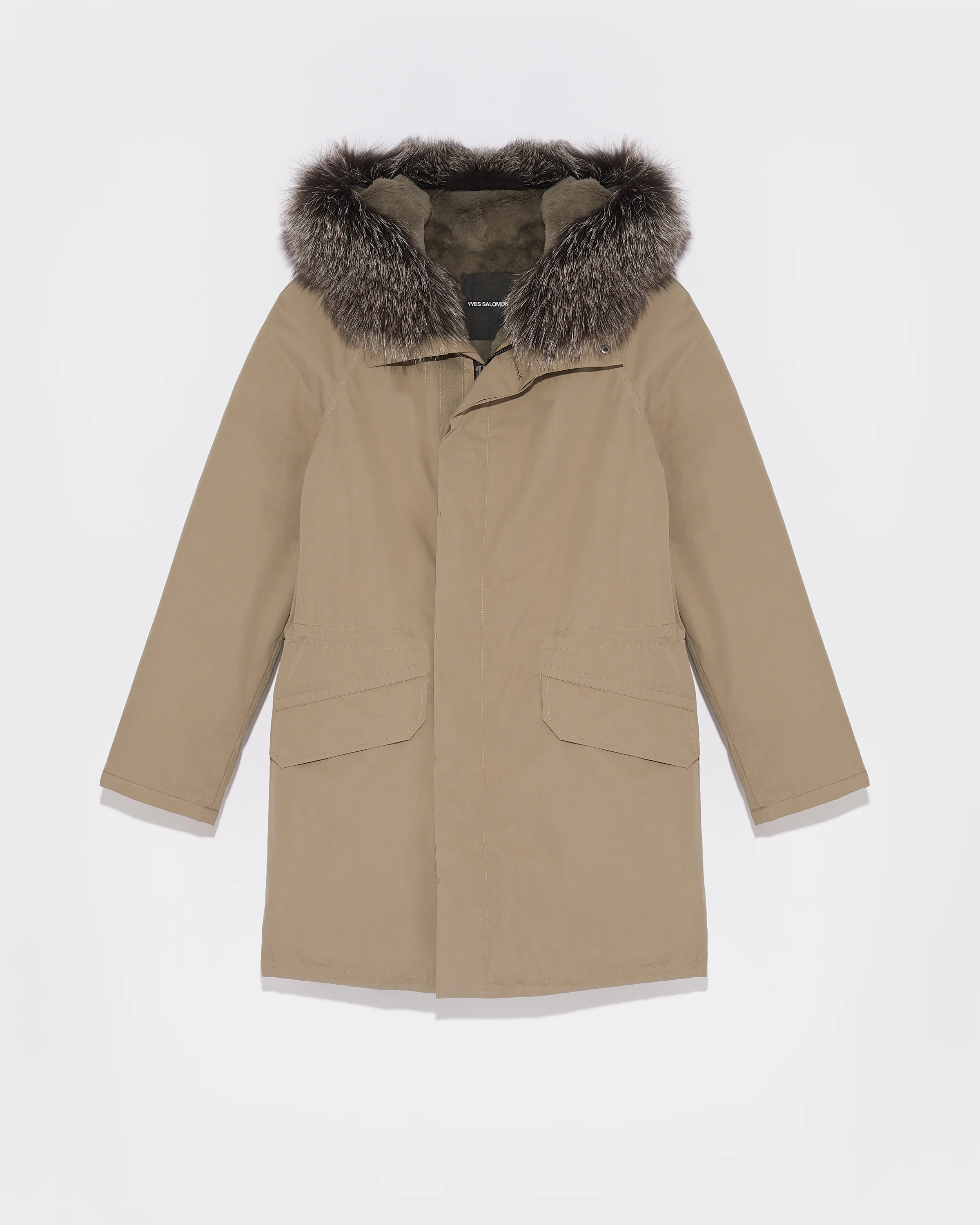 Iconic parka in technical cotton with fox and rabbit fur - Image 5