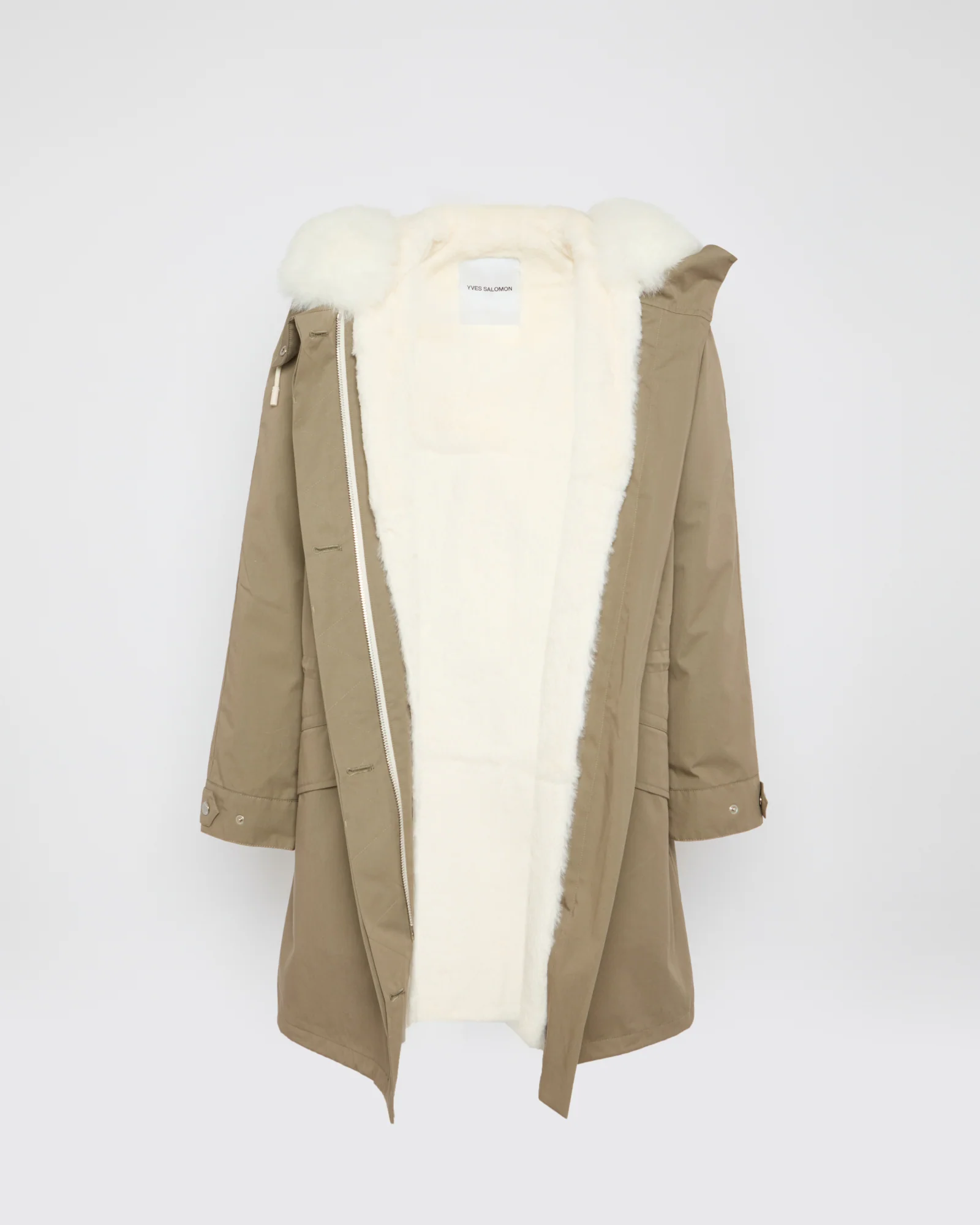 Iconic cotton blend and rabbit fur parka - Image 3
